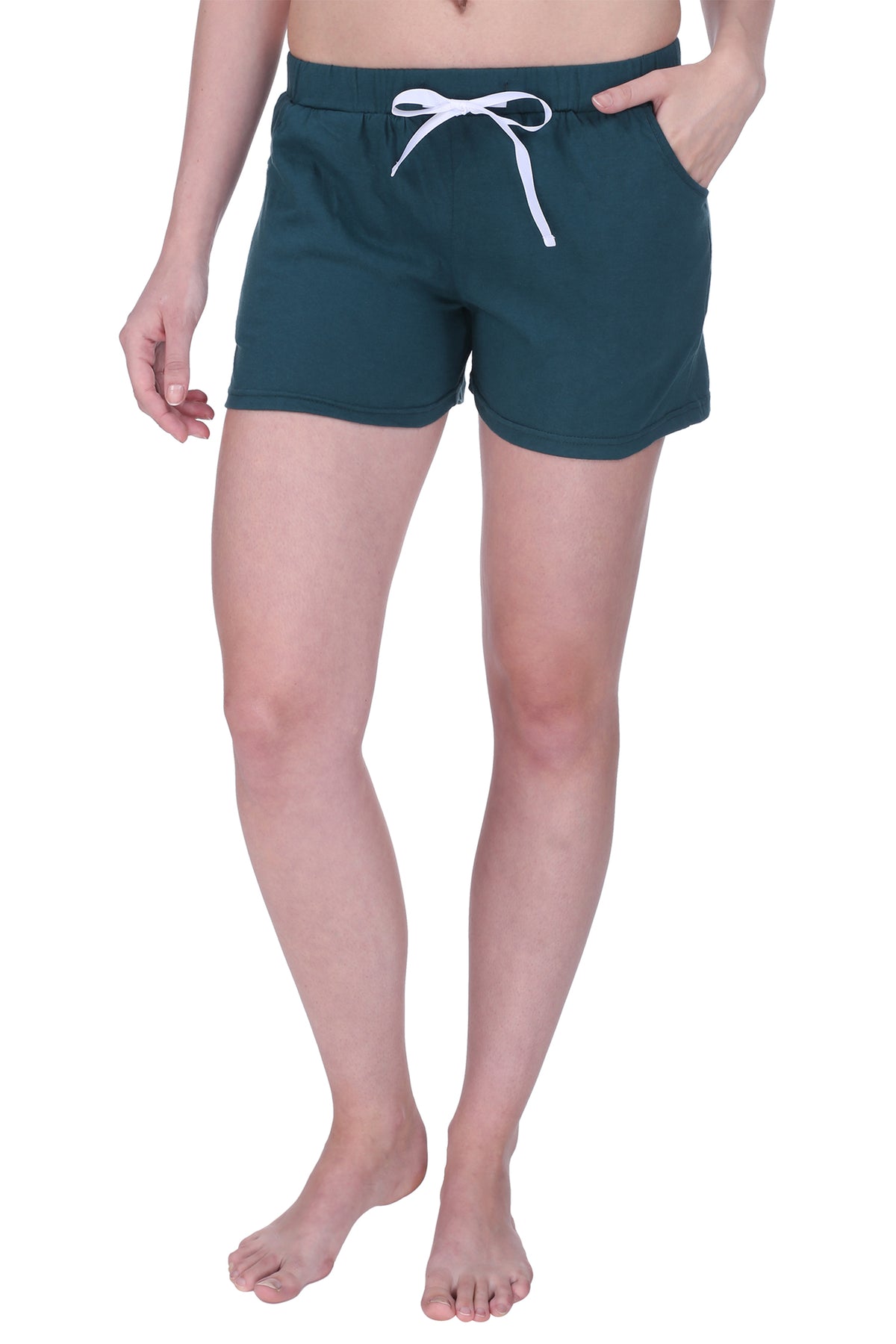 Semantic Solid Cotton Shorts - (Available in Colors)