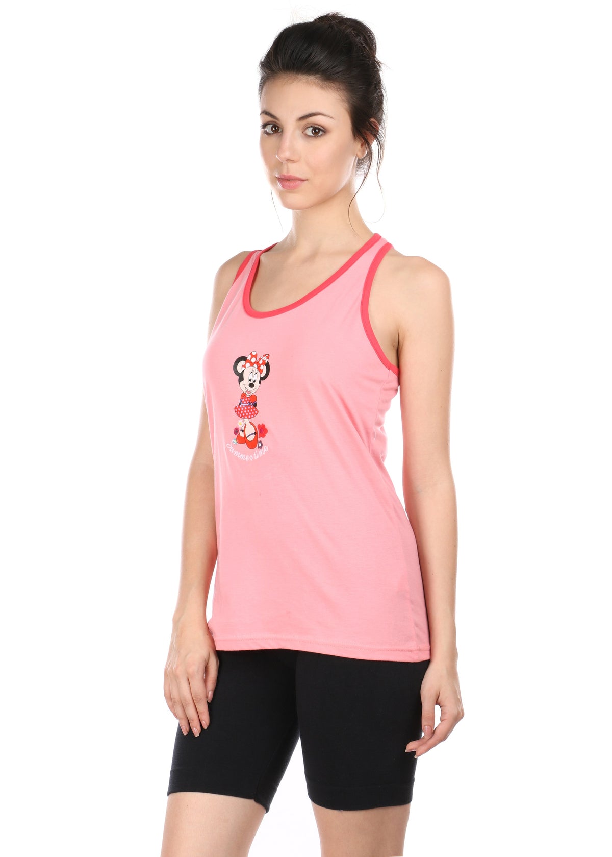 Semantic Women&#39;s Cotton T-Shirt - Summertime Print (Slim Fit)