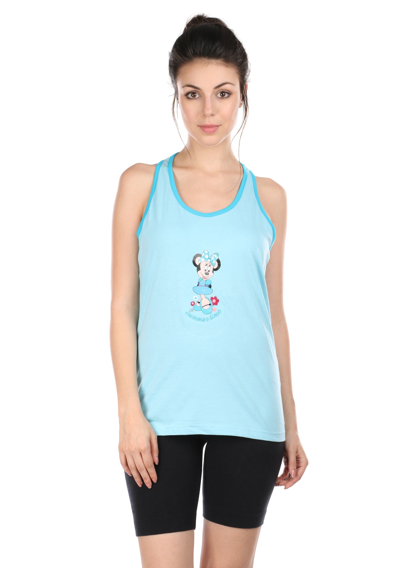 Semantic Women's Cotton T-Shirt - Summertime Print - Semantic Store