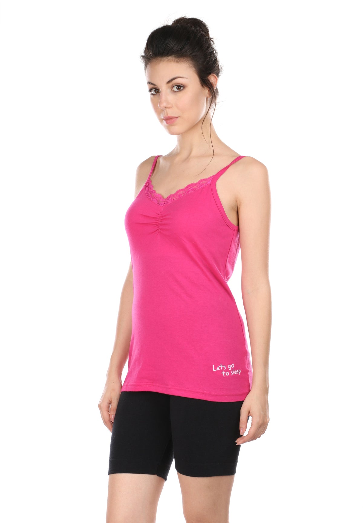 Semantic Women&#39;s Cotton T-Shirt - Solid (Slim Fit)