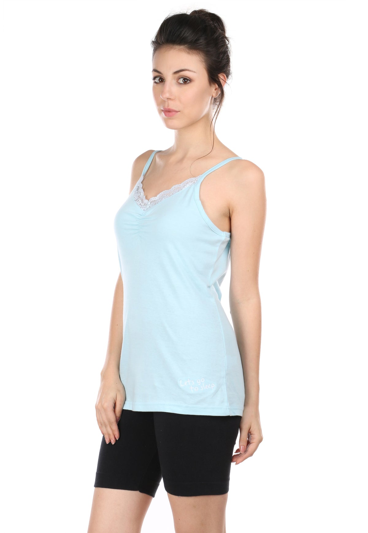 Semantic Women&#39;s Cotton T-Shirt - Solid (Slim Fit)