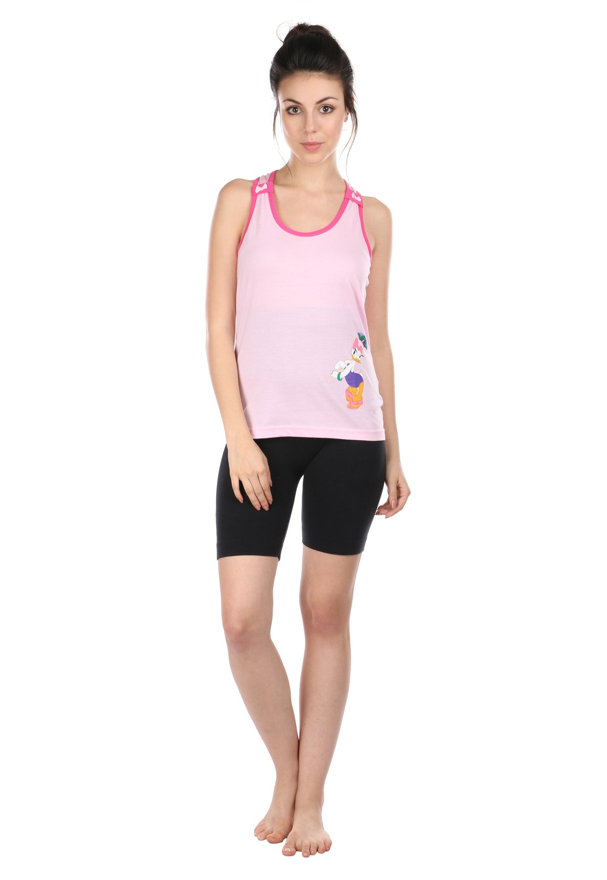 Semantic Women&#39;s Cotton T-Shirt - Graphic Print (Slim Fit)