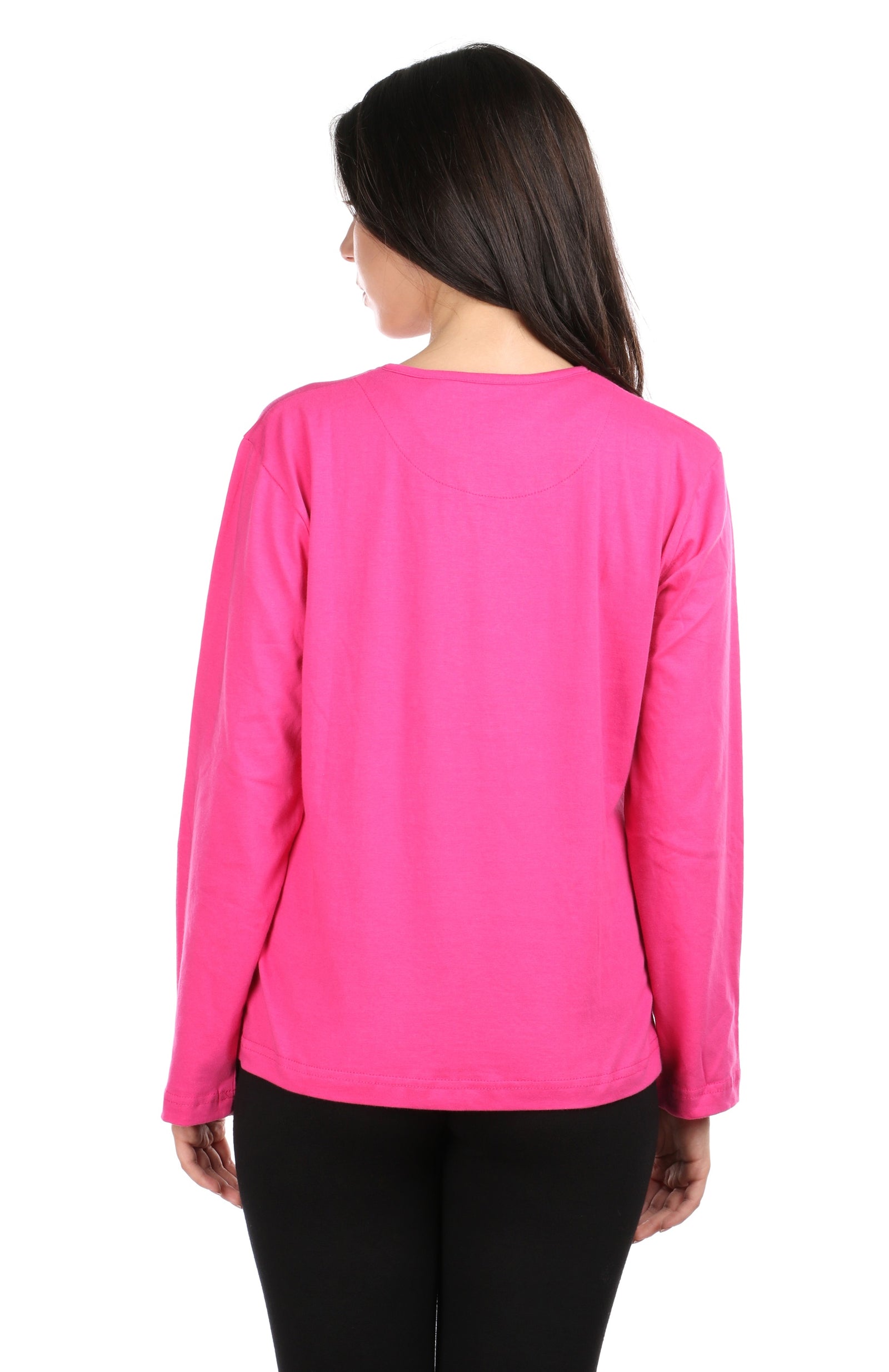 Semantic Women's Cotton T-Shirt - Happiness Printed (Loose Fit) - Semantic