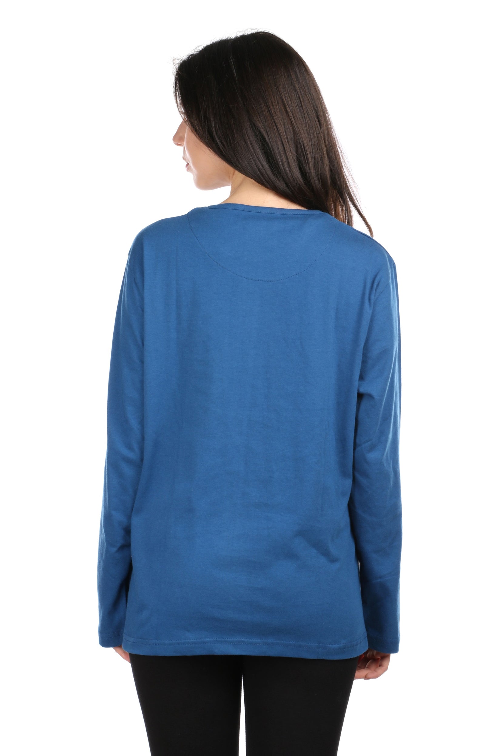 Semantic Women's Cotton T-Shirt - Butterfly Printed (Loose Fit) - Semantic