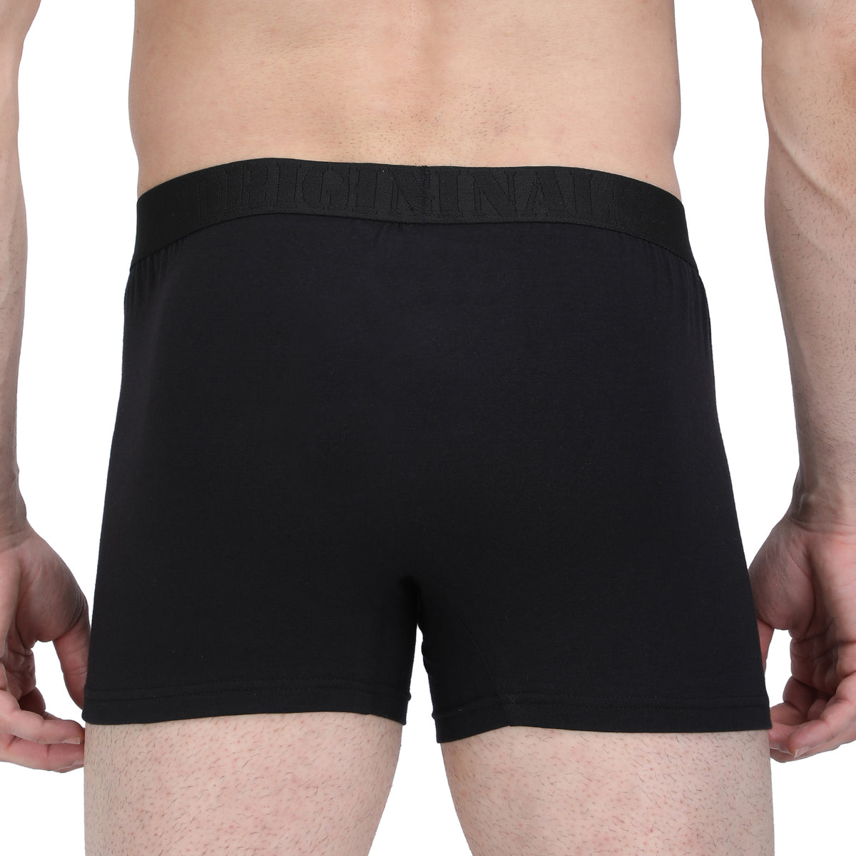 Semantic Cotton-Elastane Trunks with Fly - Solid (Available in Colors)