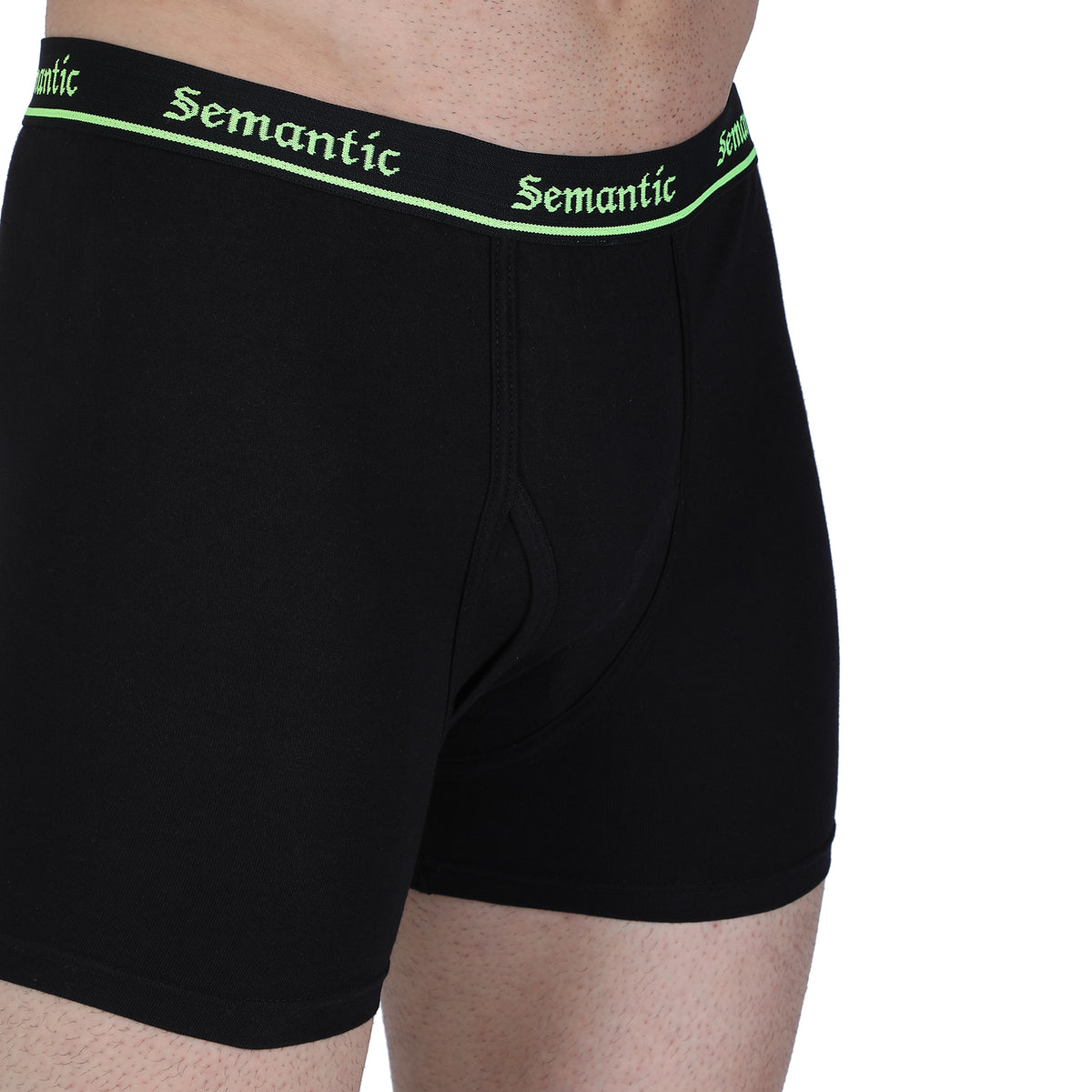 Semantic Cotton Long Trunks with Fly - Solid