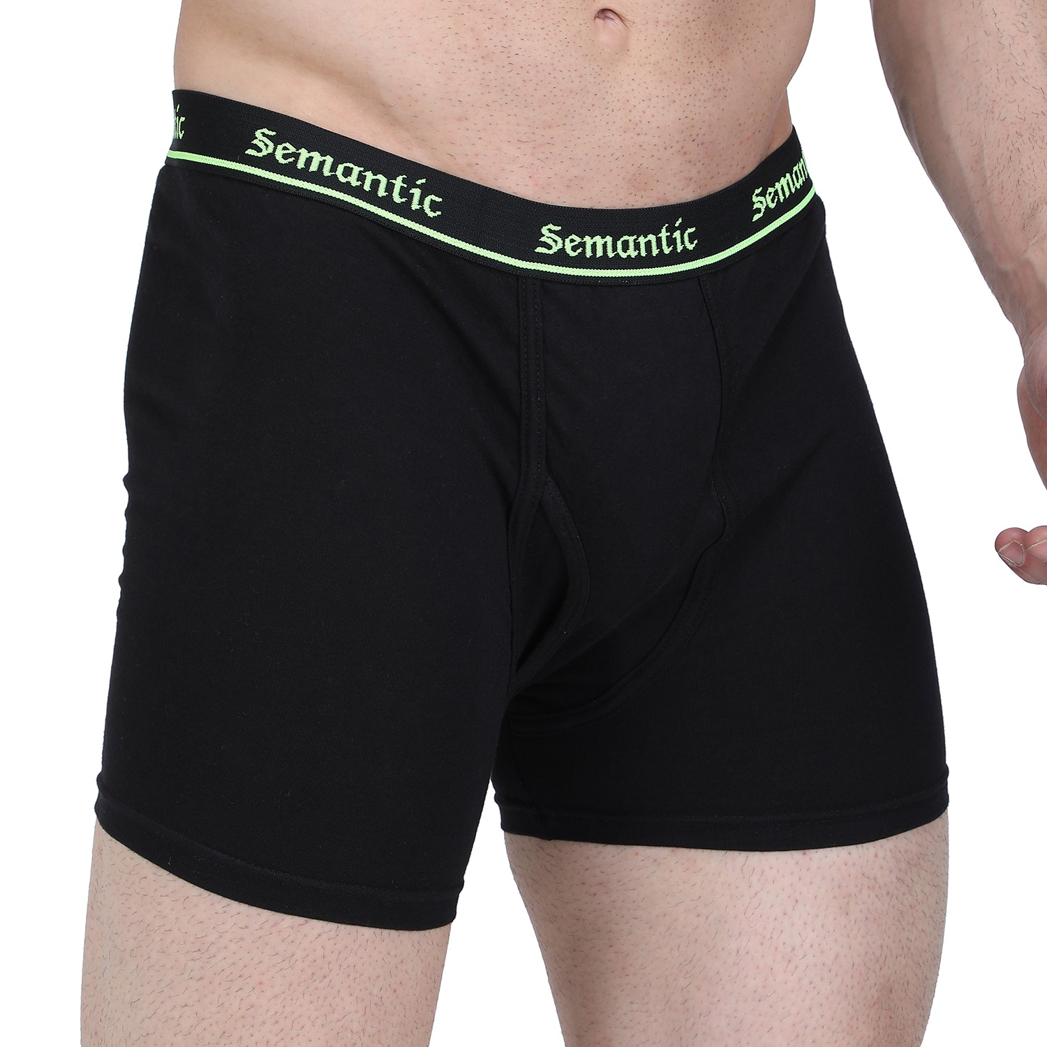 Semantic Cotton Long Trunks with Fly - Solid - Semantic