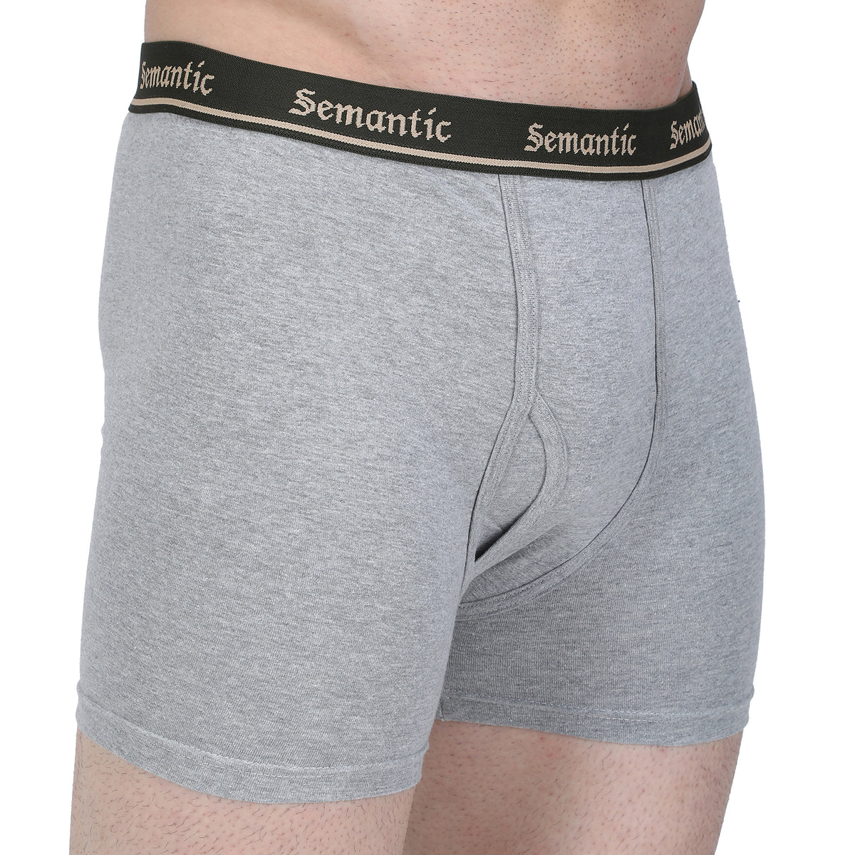 Semantic Cotton Long Trunks with Fly - Solid