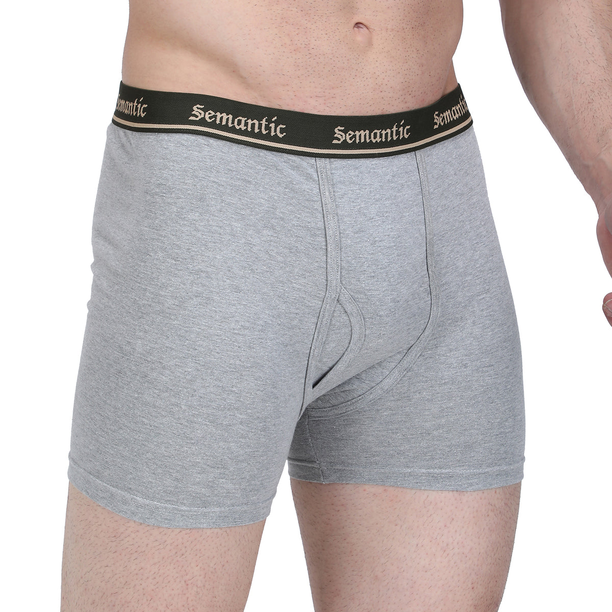 Semantic Cotton Long Trunks with Fly - Solid