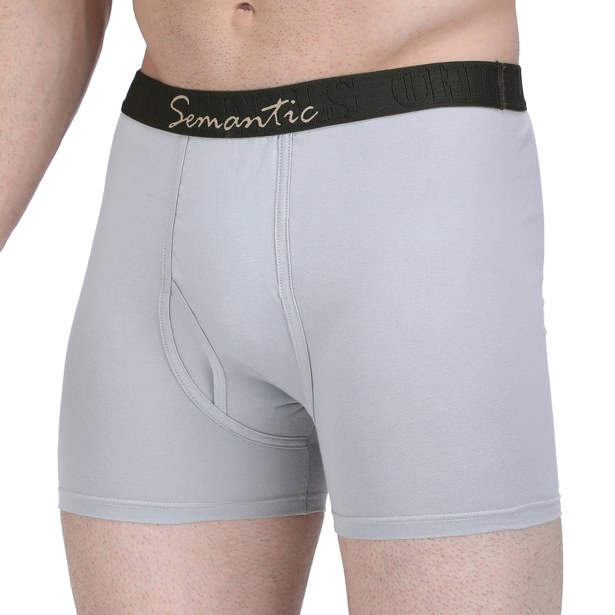 Semantic Cotton Long Trunks with Fly - Solid