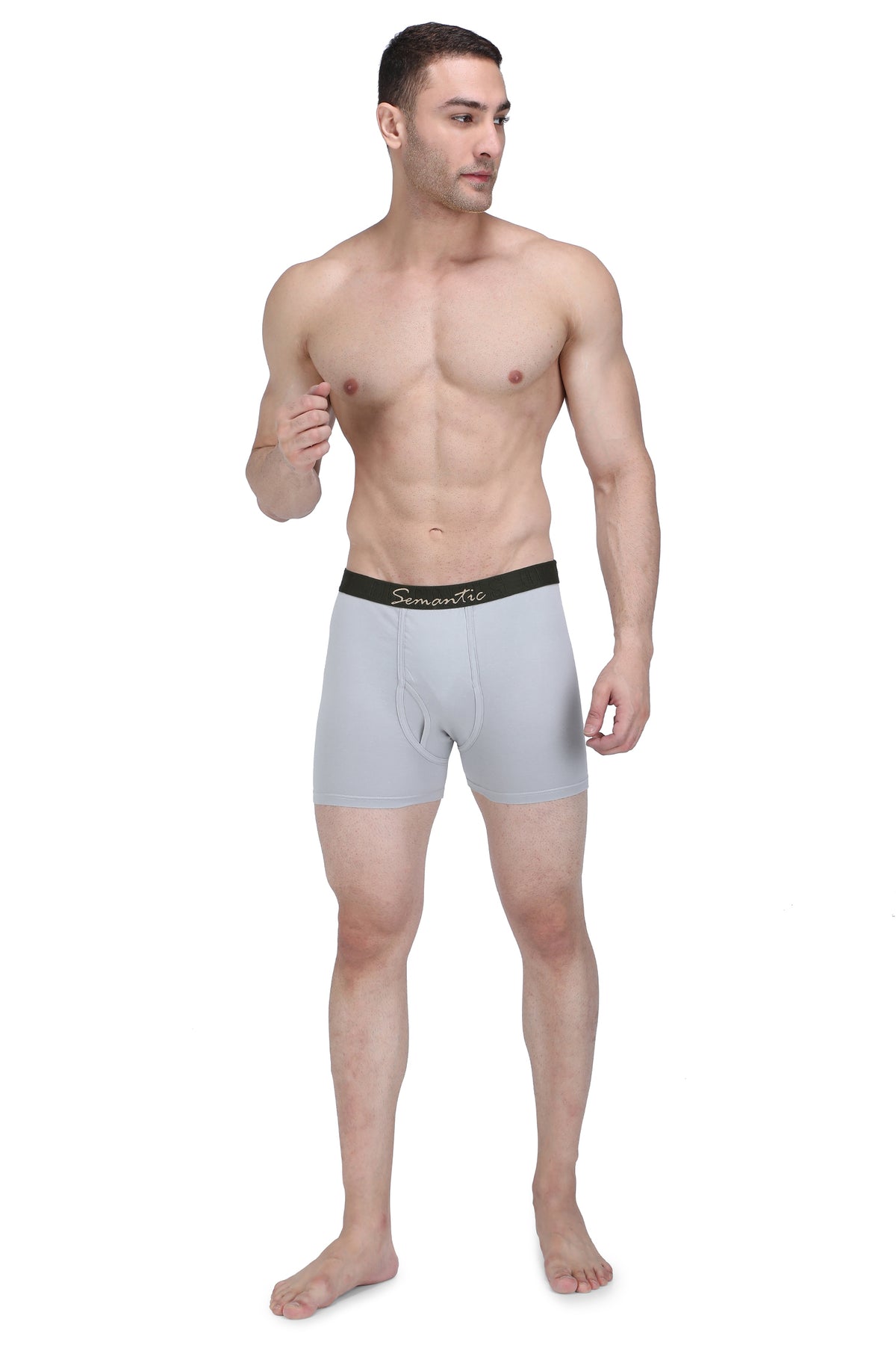 Semantic Cotton Long Trunks with Fly - Solid