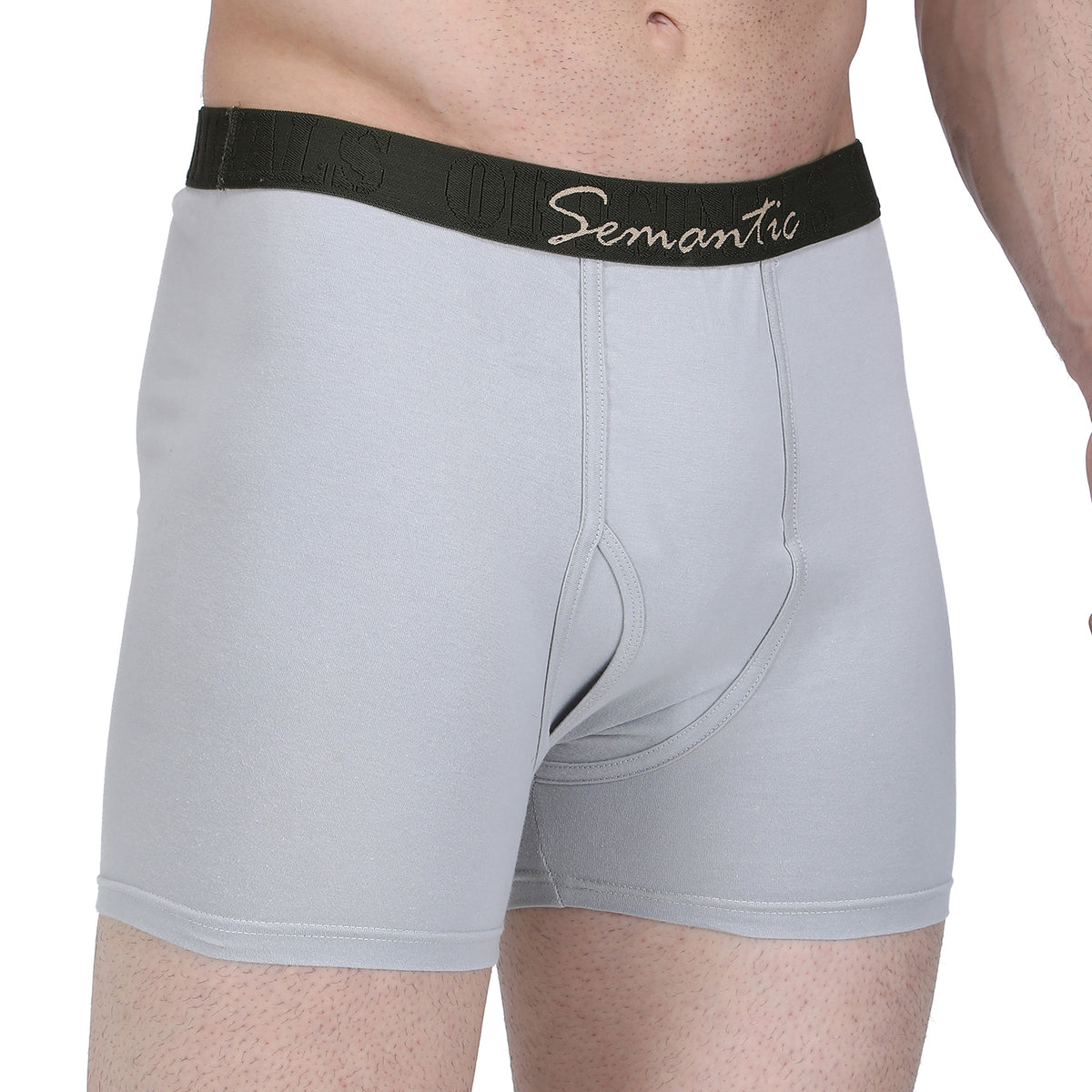 Semantic Cotton Long Trunks with Fly - Solid