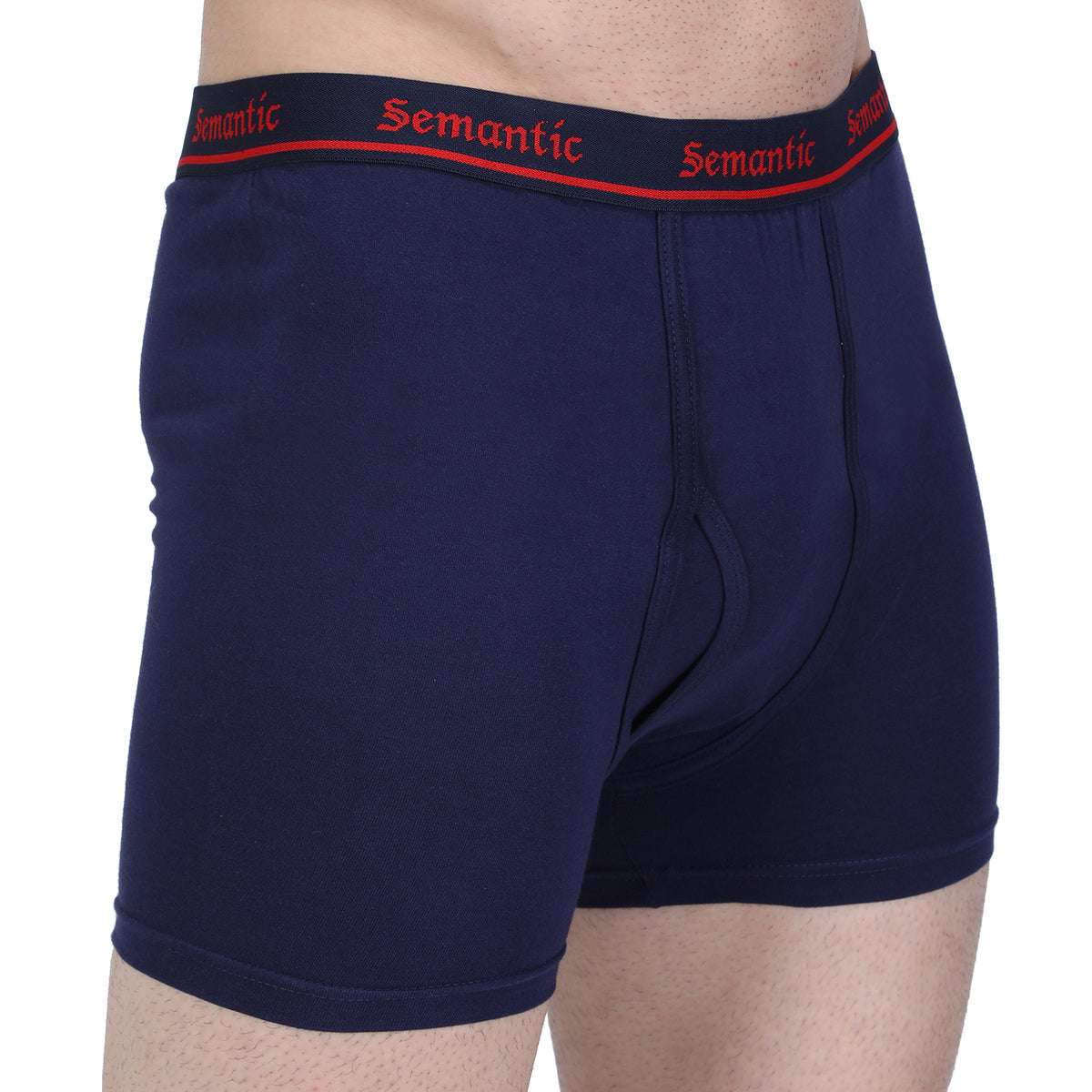 Semantic Cotton Long Trunks with Fly - Solid