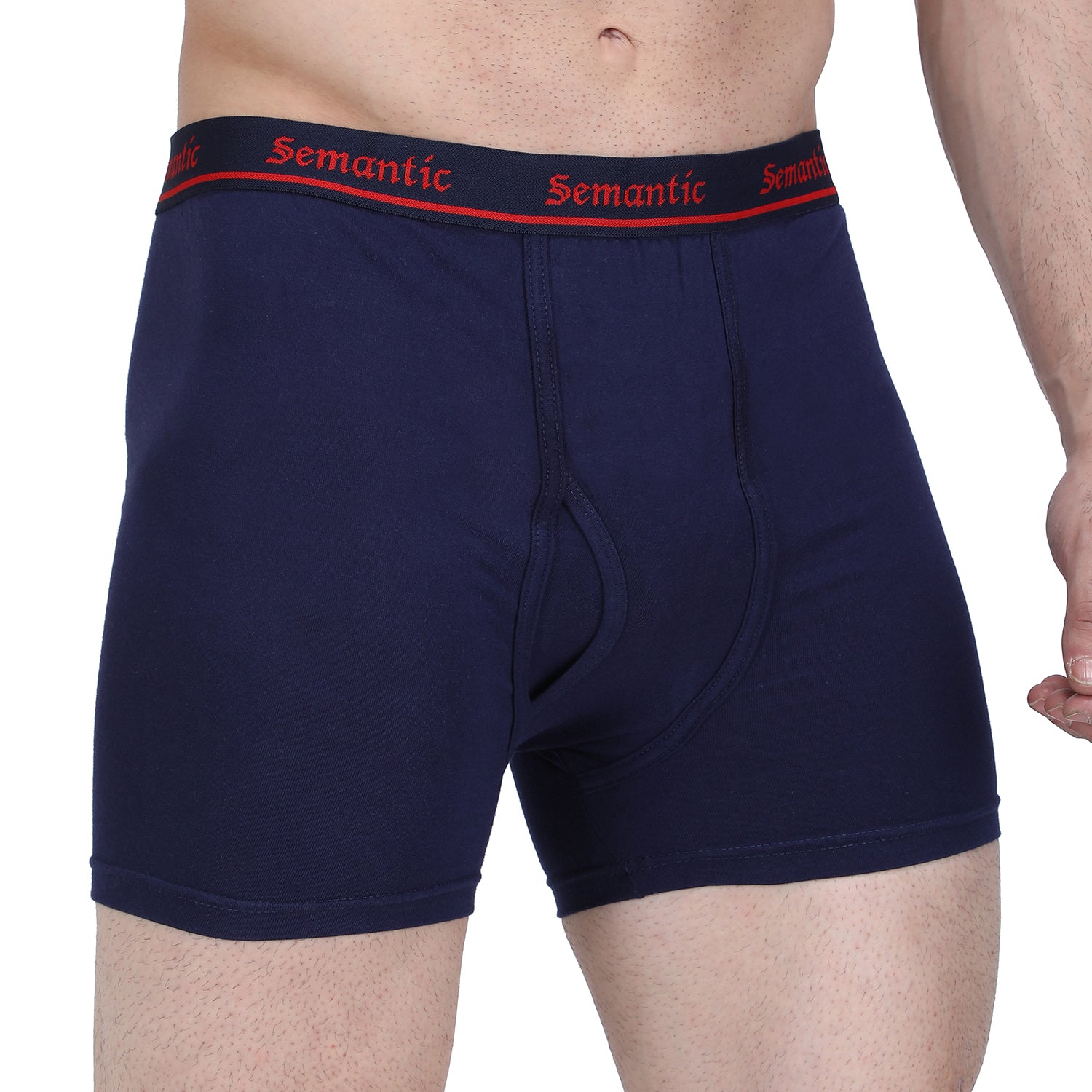 Semantic Cotton Long Trunks with Fly - Solid - Semantic