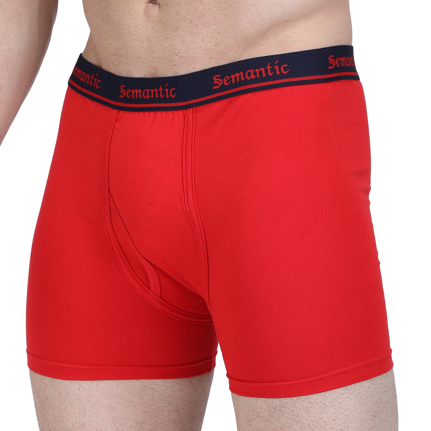 Semantic Cotton Long Trunks with Fly - Solid - Semantic
