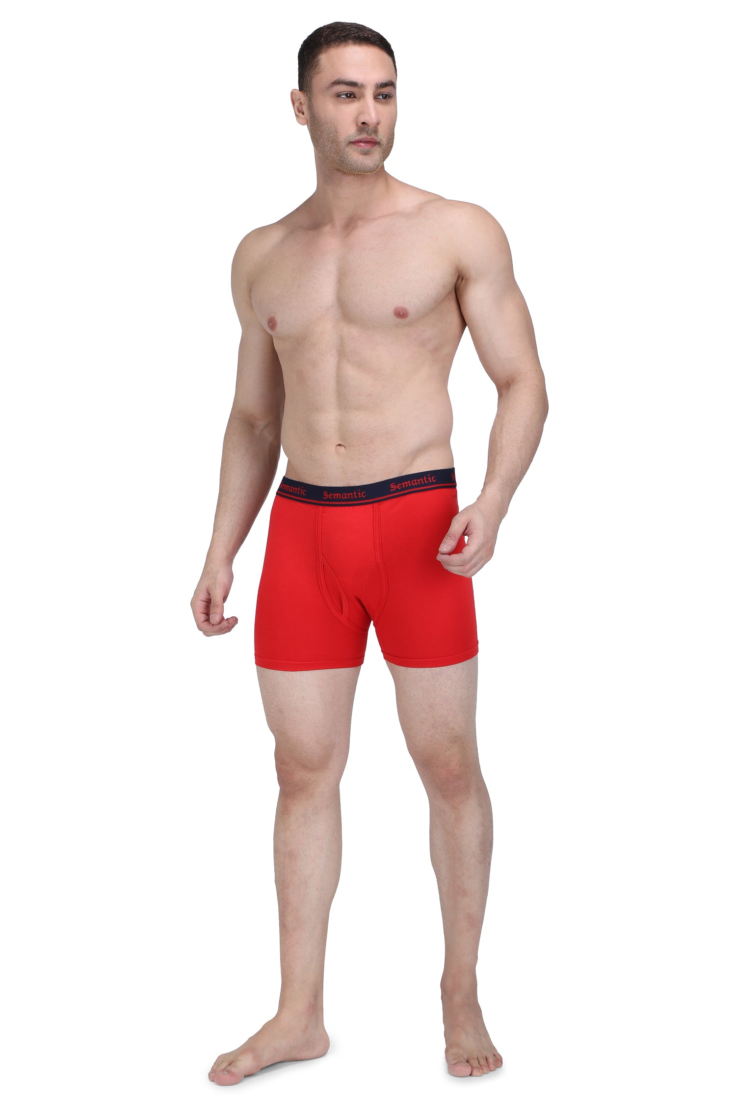 Semantic Cotton Long Trunks with Fly - Solid - Semantic