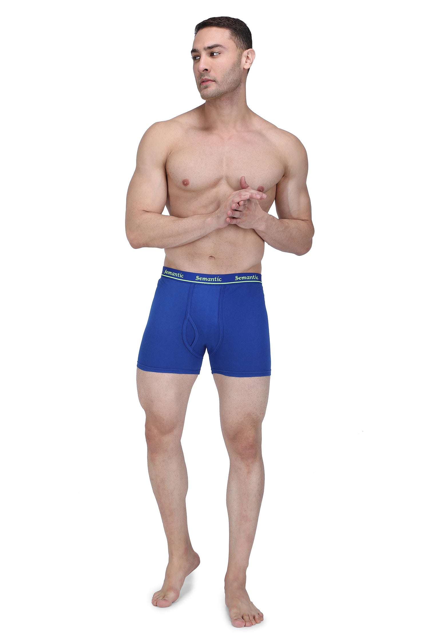 Semantic Cotton Long Trunks with Fly - Solid - Semantic