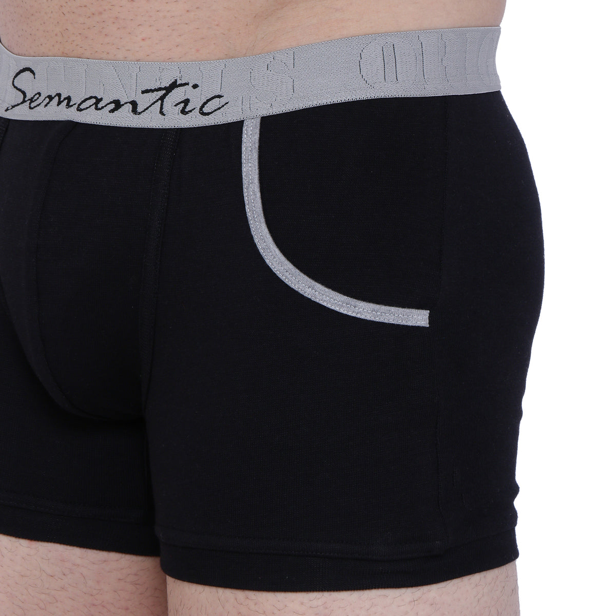 Semantic Cotton-Elastane Trunks with Pockets - Solid
