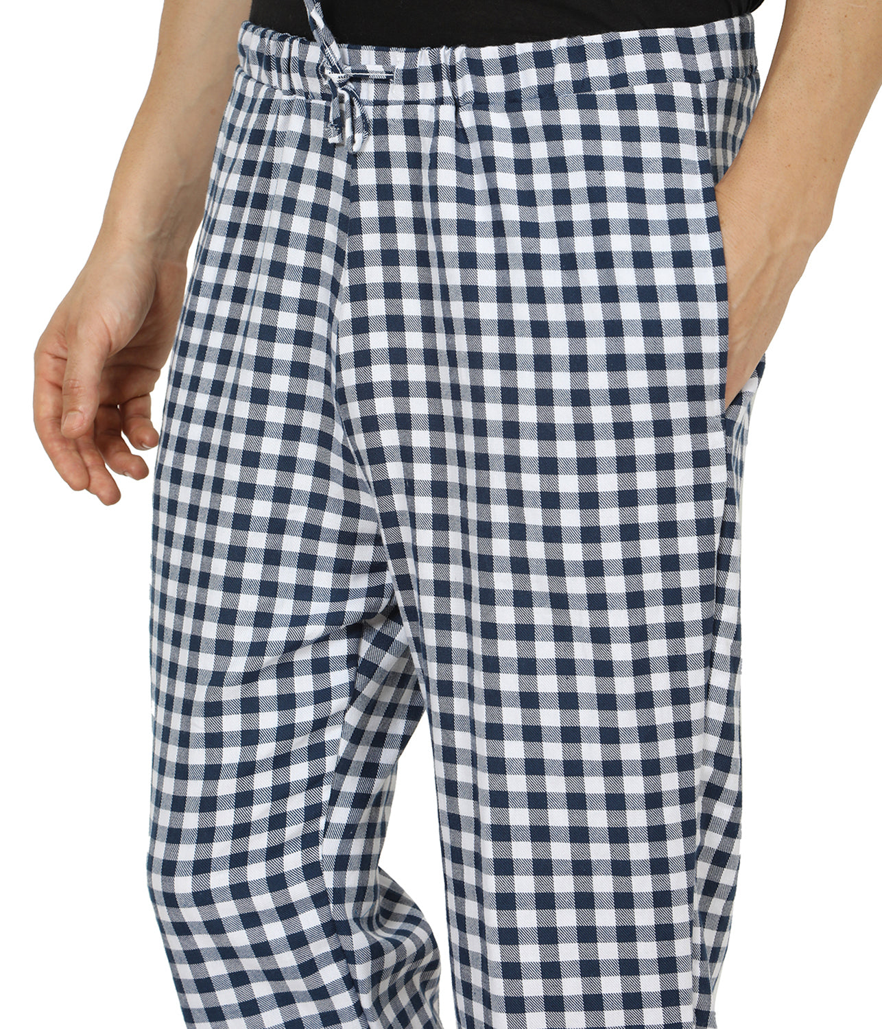 Semantic Men's Blue Gingham Checks Pyjamas - Semantic