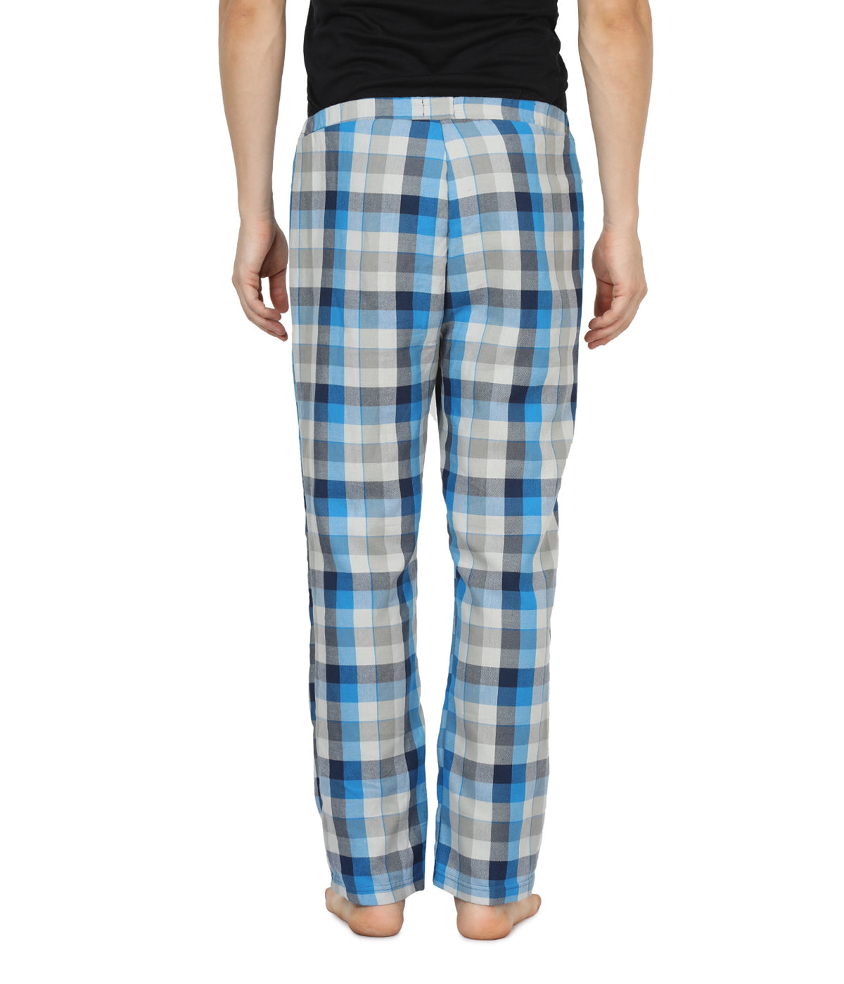 Semantic Mens Grey &amp; Blue Checks Pyjamas