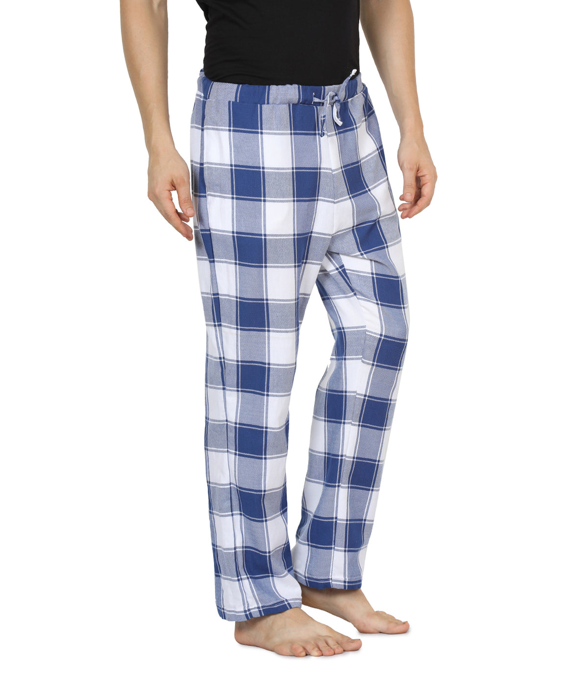 Semantic Mens Blue Big Checks Pyjamas - Semantic Store