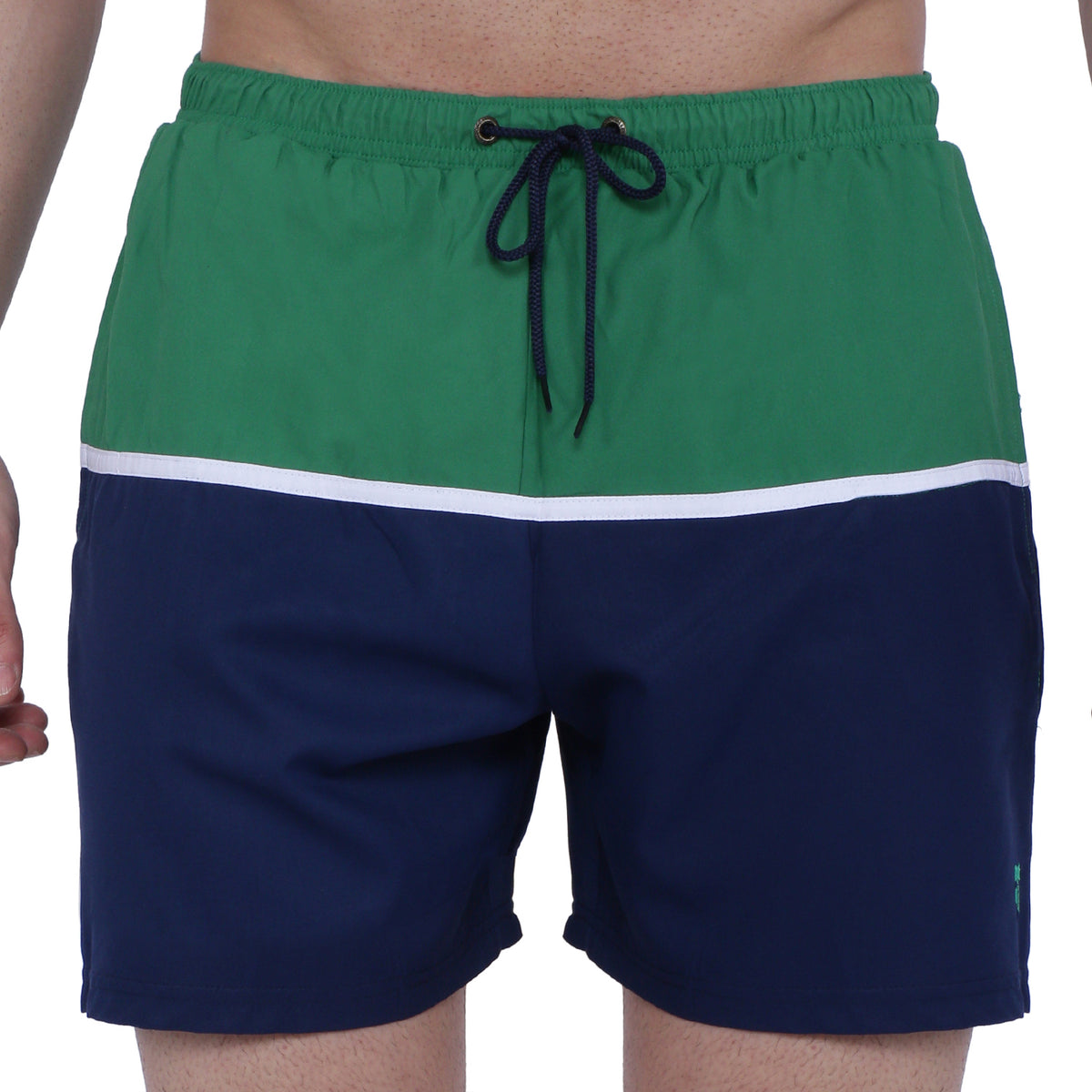 Semantic Designer Microfiber Swimshorts - Cut-n-Sew - Green - Semantic Store