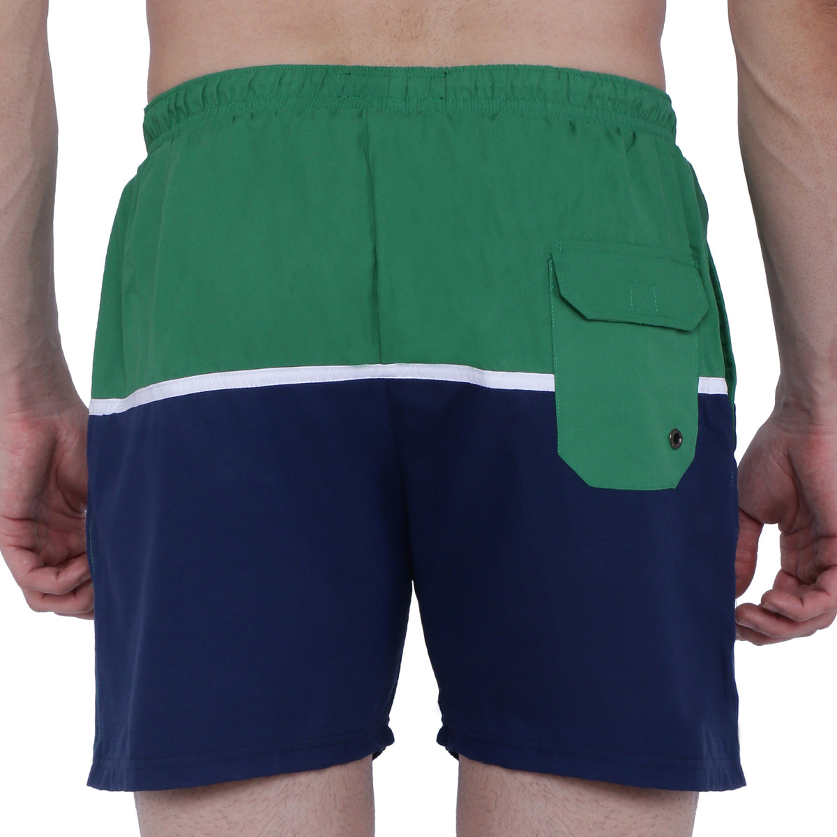 Semantic Designer Microfiber Swimshorts - Cut-n-Sew - Green - Semantic Store
