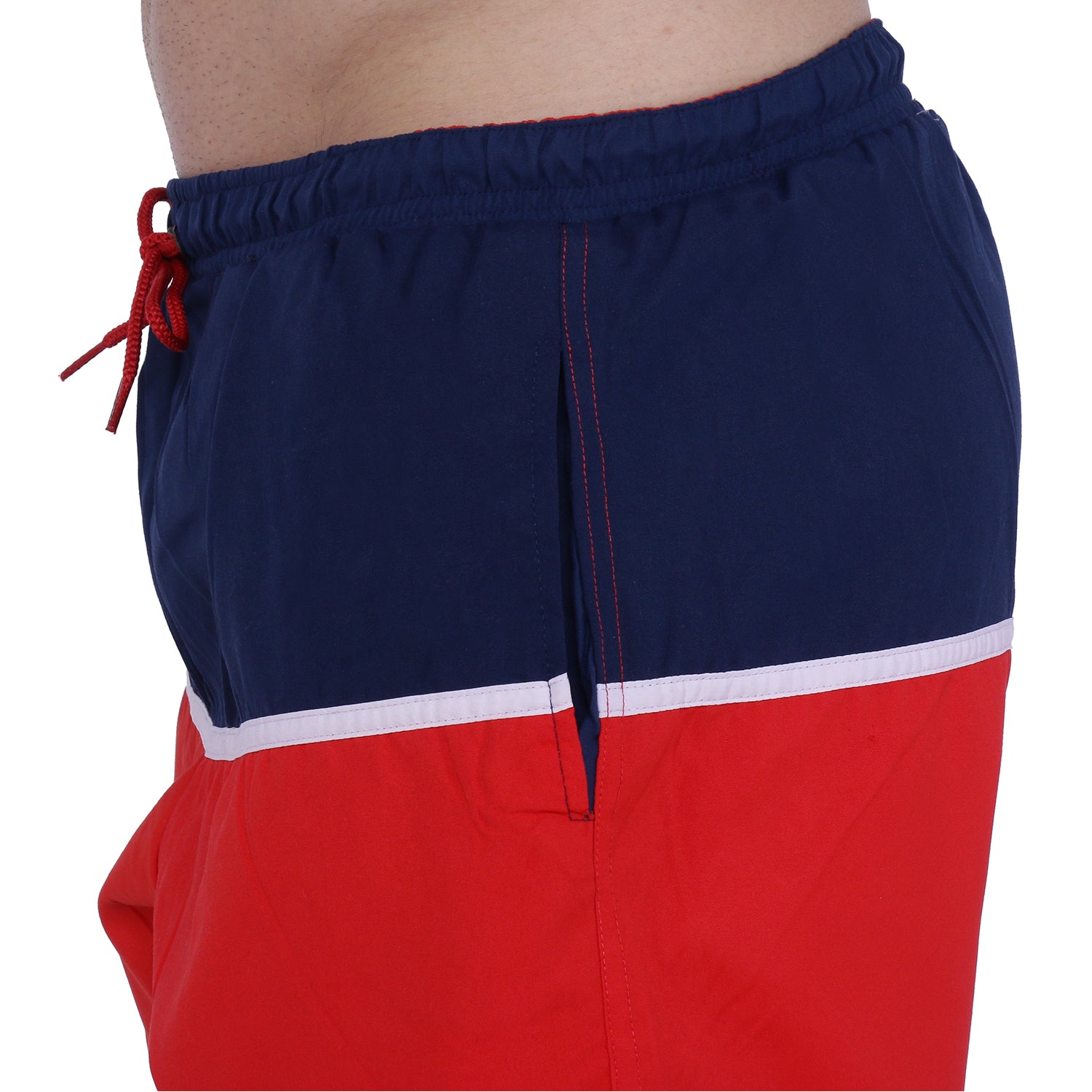Semantic Designer Microfiber Swimshorts - Cut-n-Sew - Red - Semantic Store