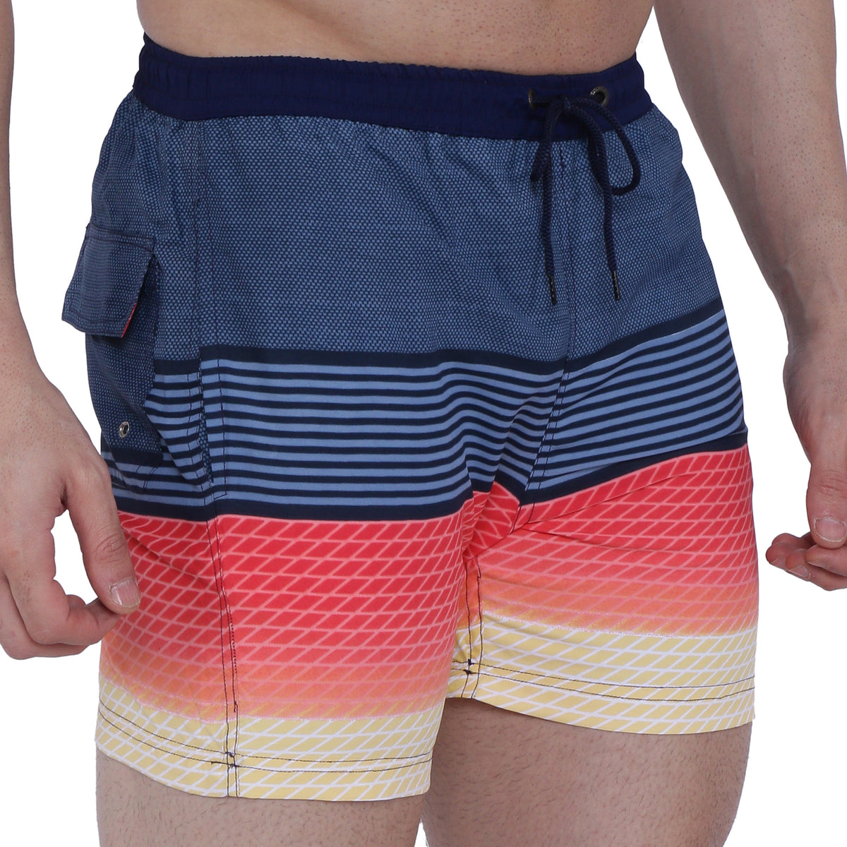 Semantic Designer Microfiber Swimshorts - Printed Gradient - Semantic Store