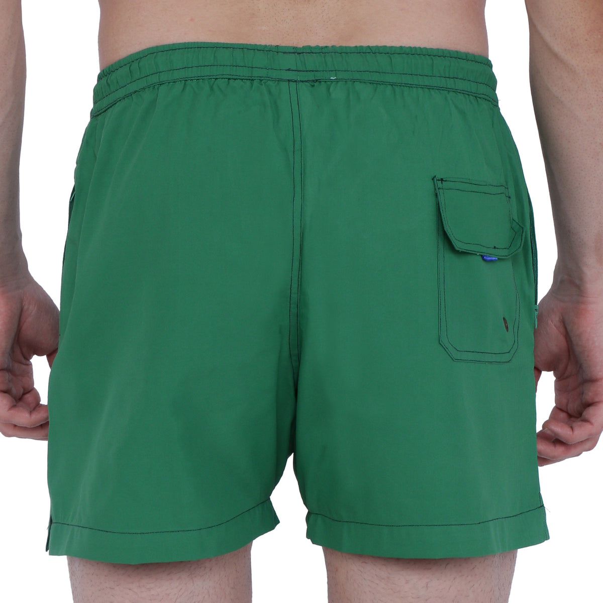 Semantic Designer Microfiber Swimshorts - Solid Green - Semantic Store