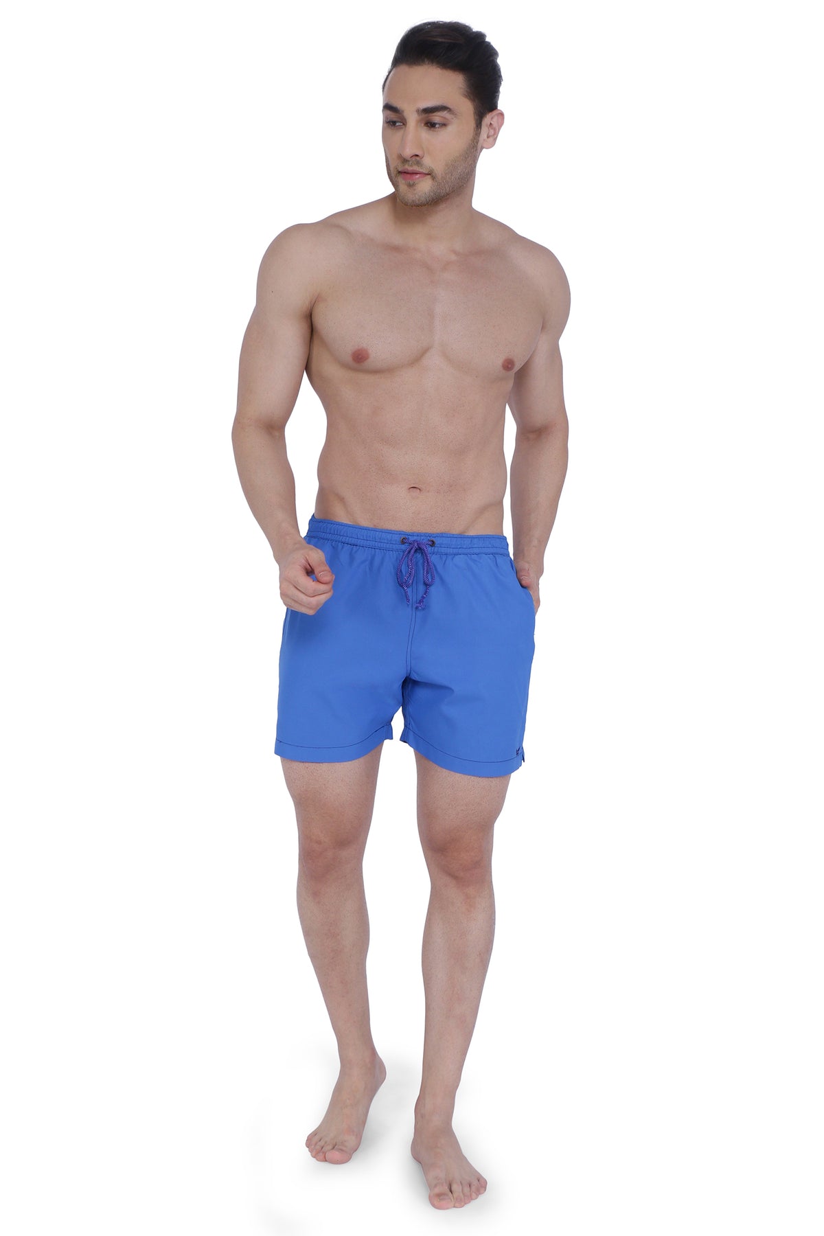 Semantic Designer Microfiber Swimshorts - Solid Royal - Semantic Store