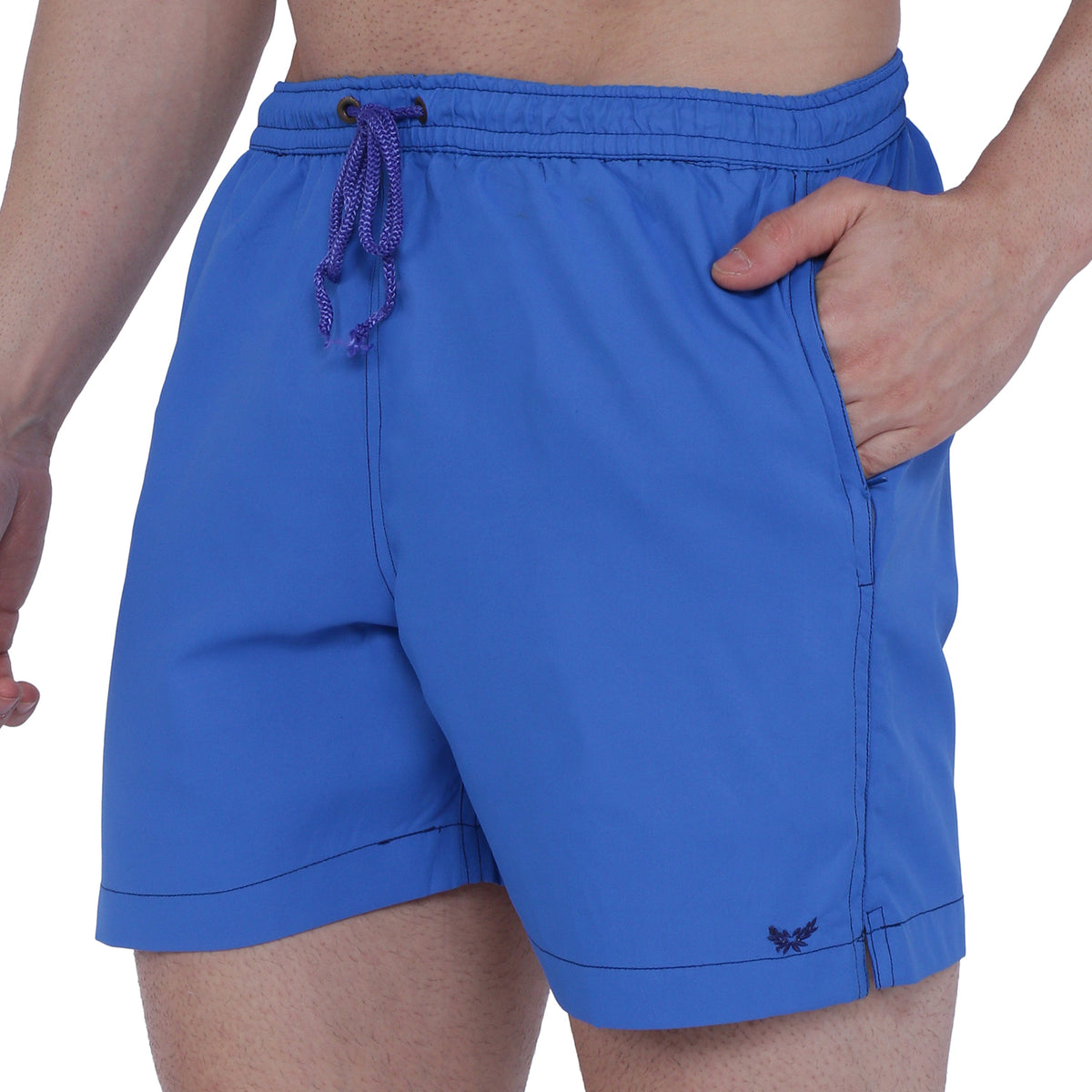 Semantic Designer Microfiber Swimshorts - Solid Royal - Semantic Store