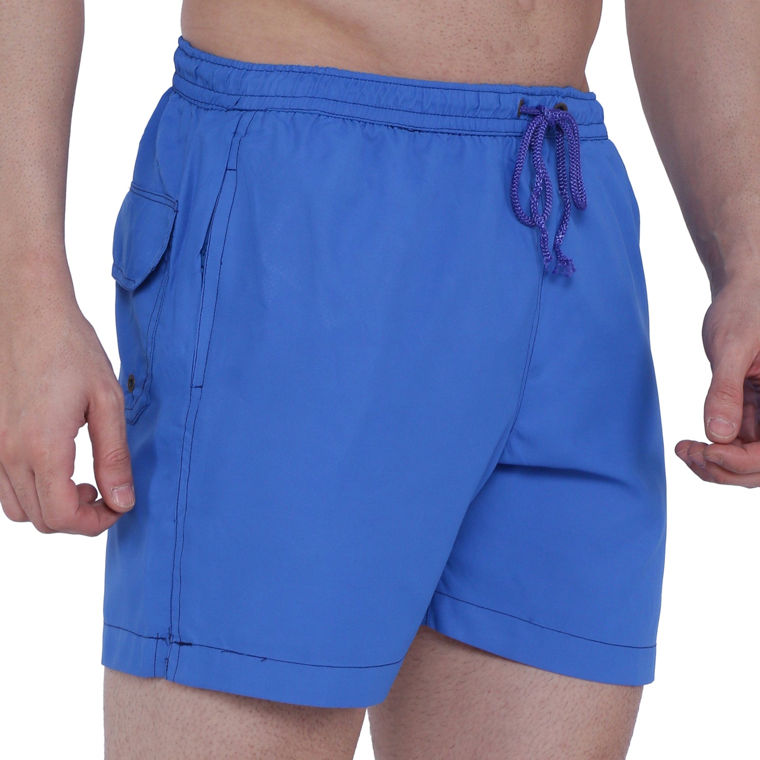 Semantic Designer Microfiber Swimshorts - Solid Royal - Semantic Store
