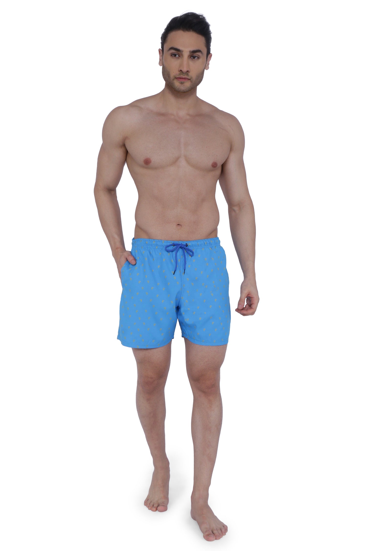 Semantic Designer Microfiber Swimshorts - Solid Sky Blue - Semantic Store