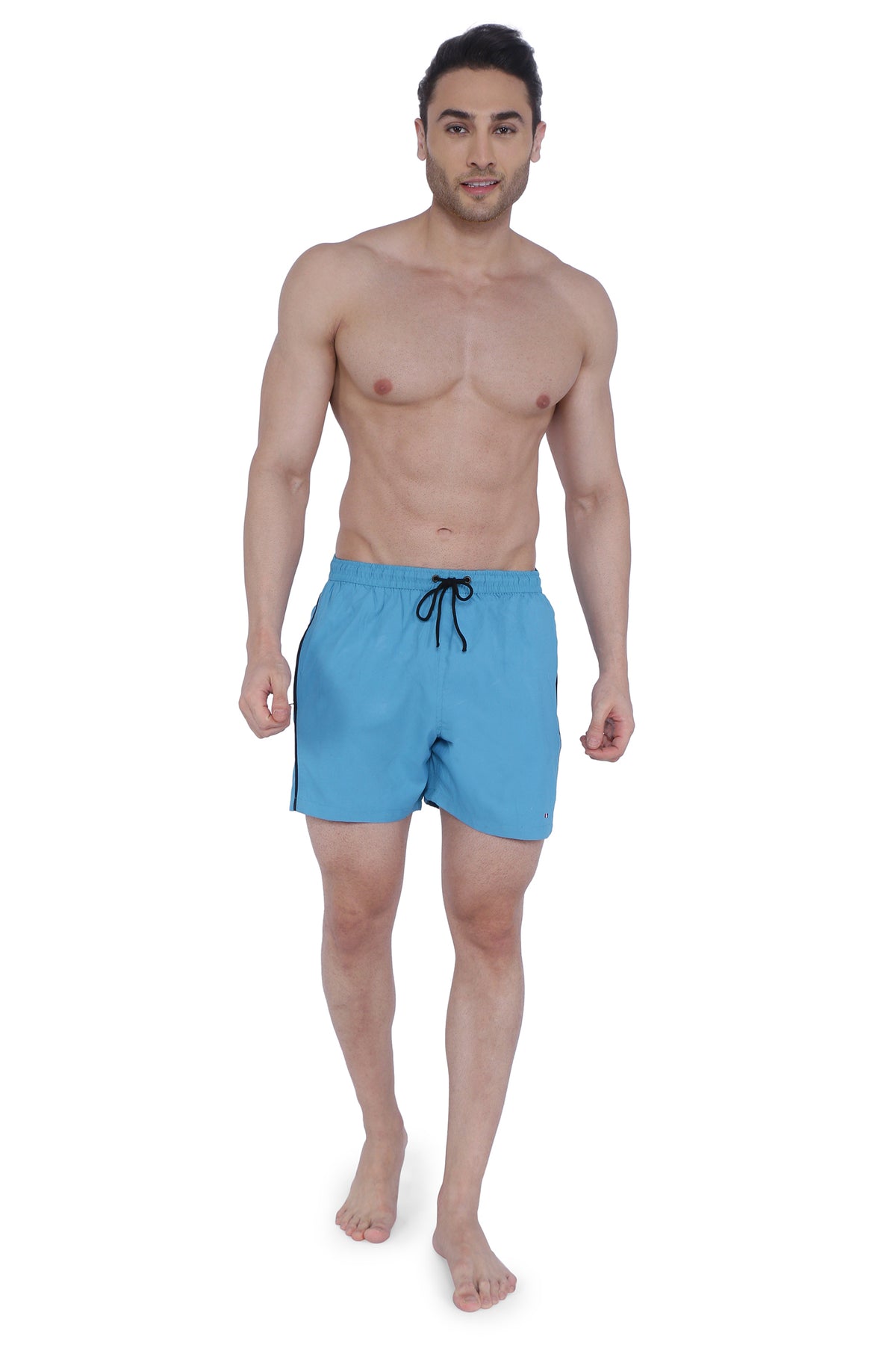 Semantic Designer Microfiber Swimshorts - Designer Sky Blue - Semantic Store