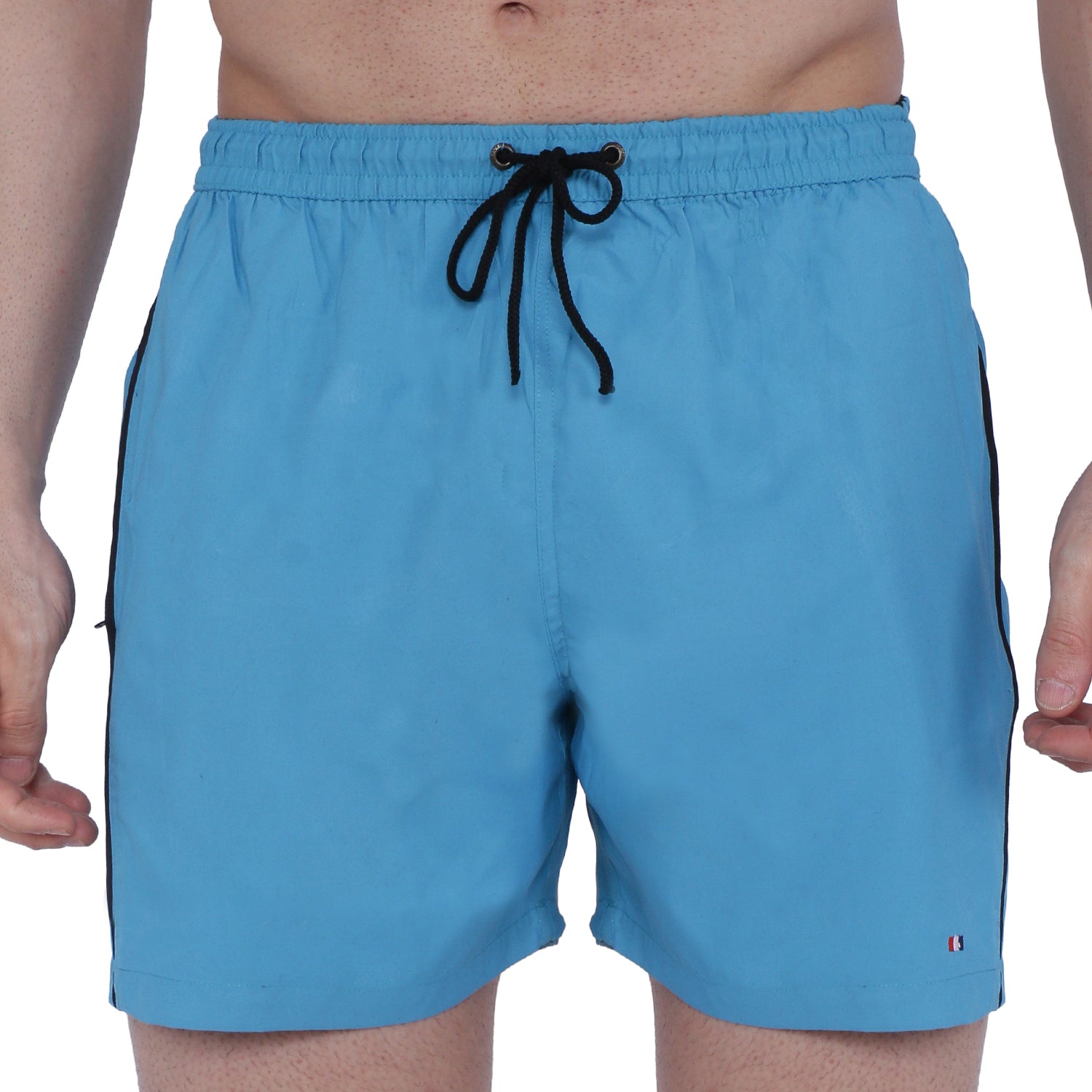 Semantic Designer Microfiber Swimshorts - Designer Sky Blue - Semantic Store