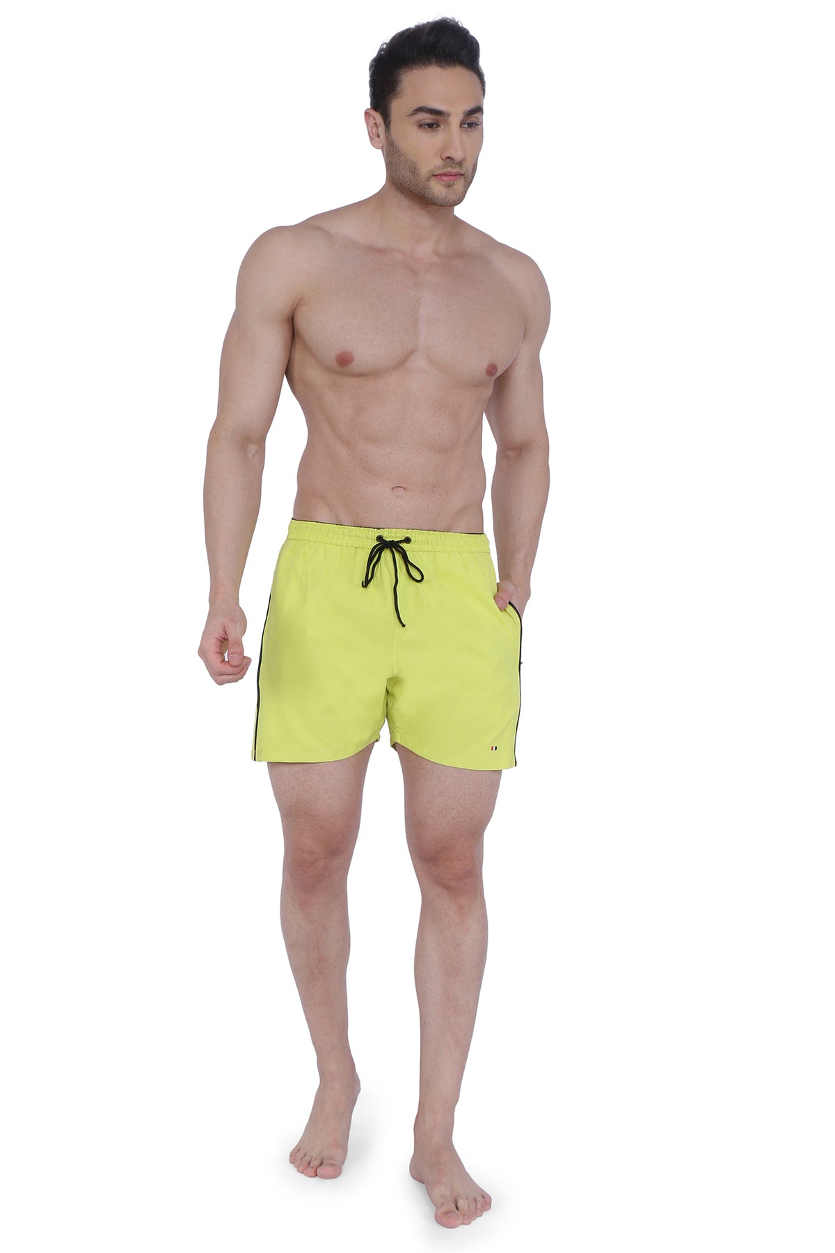Semantic Designer Microfiber Swimshorts - Designer Yellow - Semantic Store