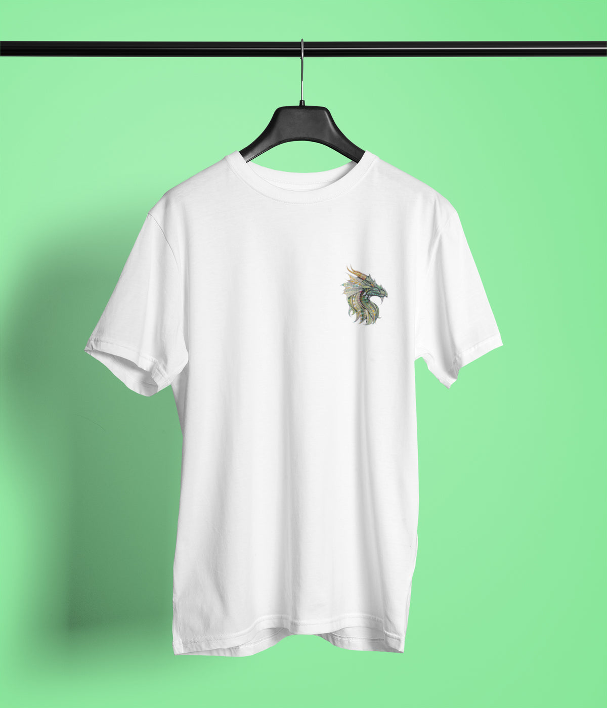 Semantic Graphic Cotton Tshirt - Dragon