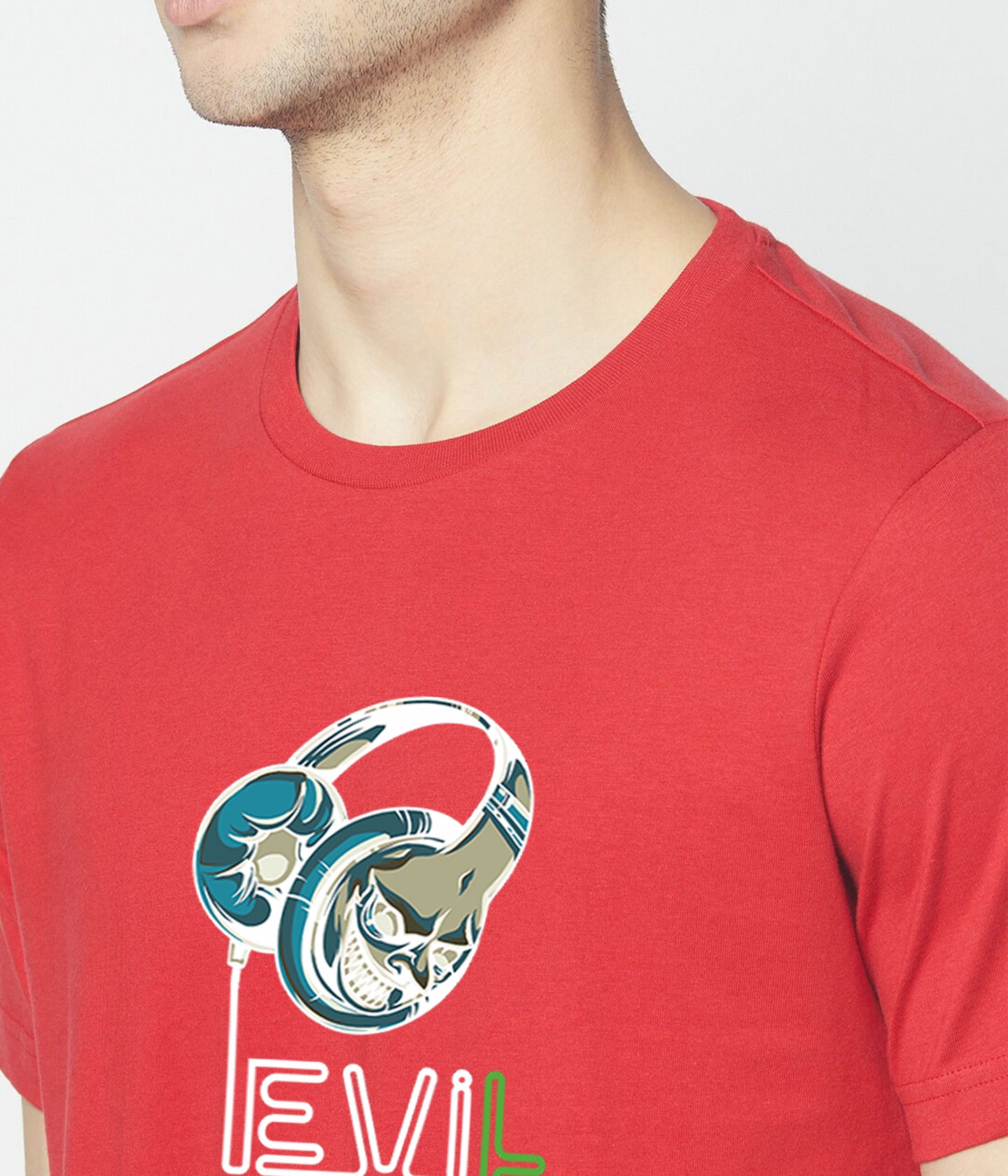 Semantic Graphic Cotton T-shirt - Evil Music - Semantic