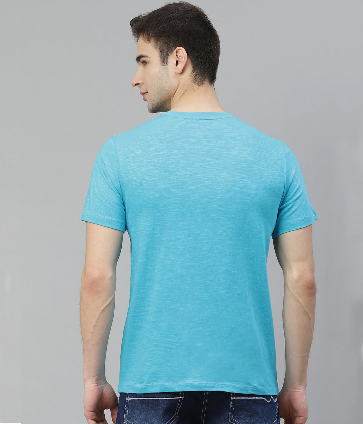 Semantic Graphic Cotton T-shirt - Feel Good