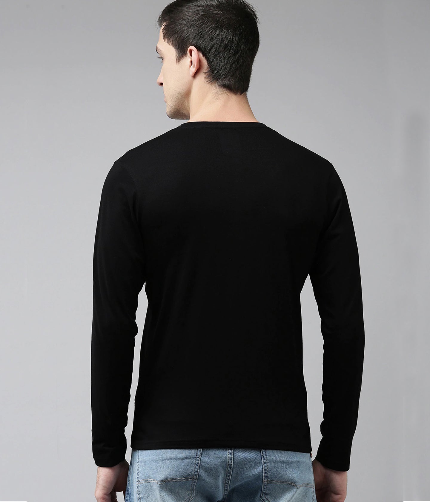 Semantic Full Sleeve Cotton T-shirt - Solid - Semantic