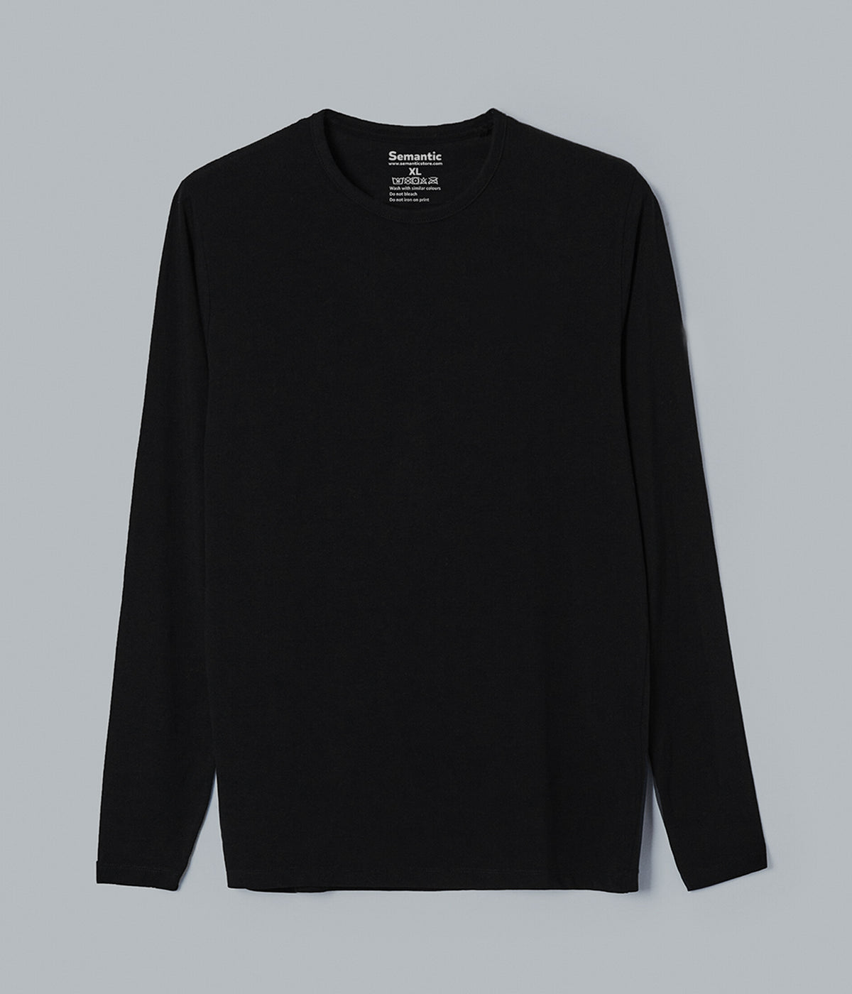 Semantic Full Sleeve Cotton T-shirt - Solid - Semantic