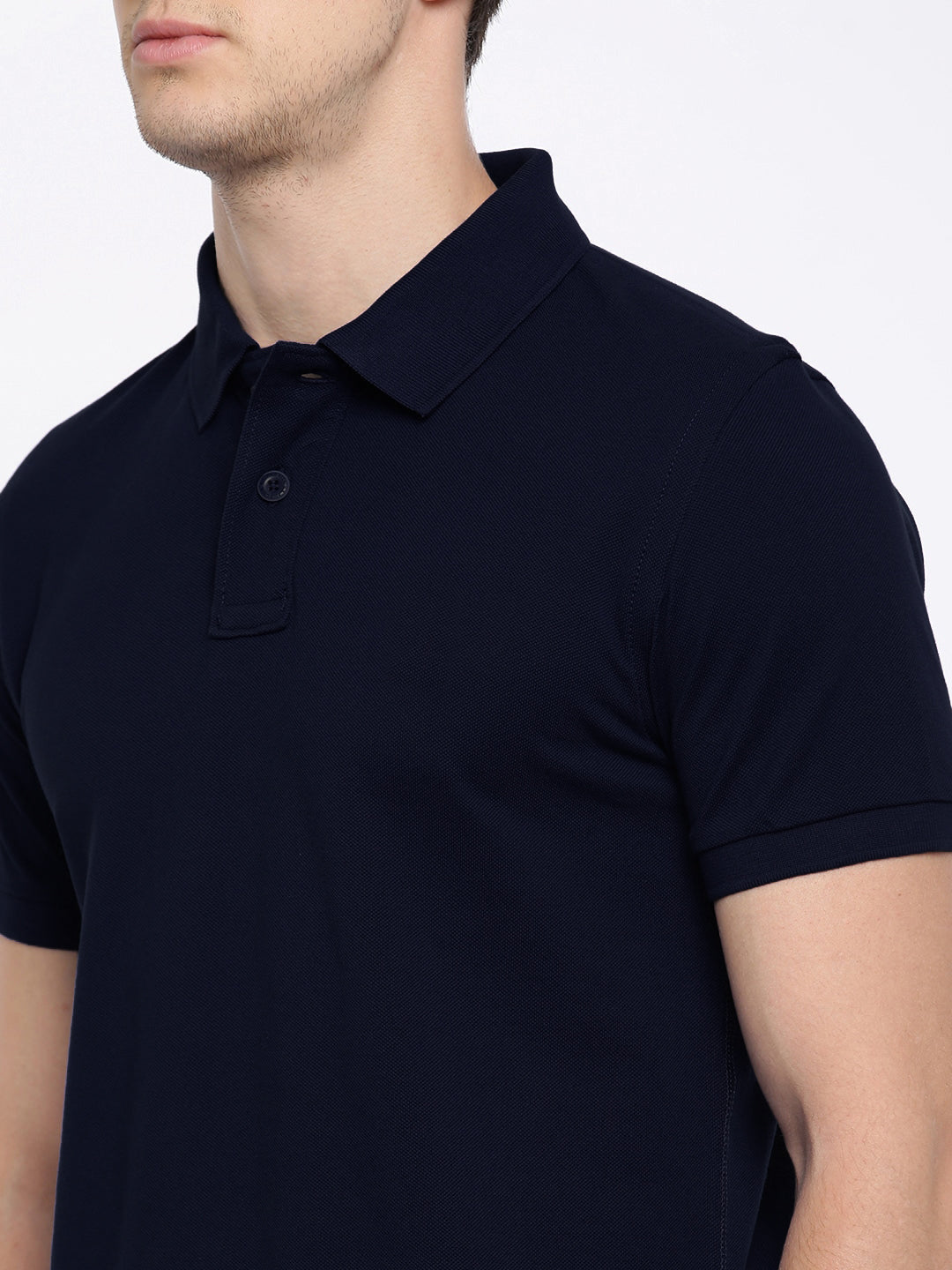 Buy online Men Solid Cotton Polo T-shirt from top wear for Men by Inkkr for  ₹340 at 66% off