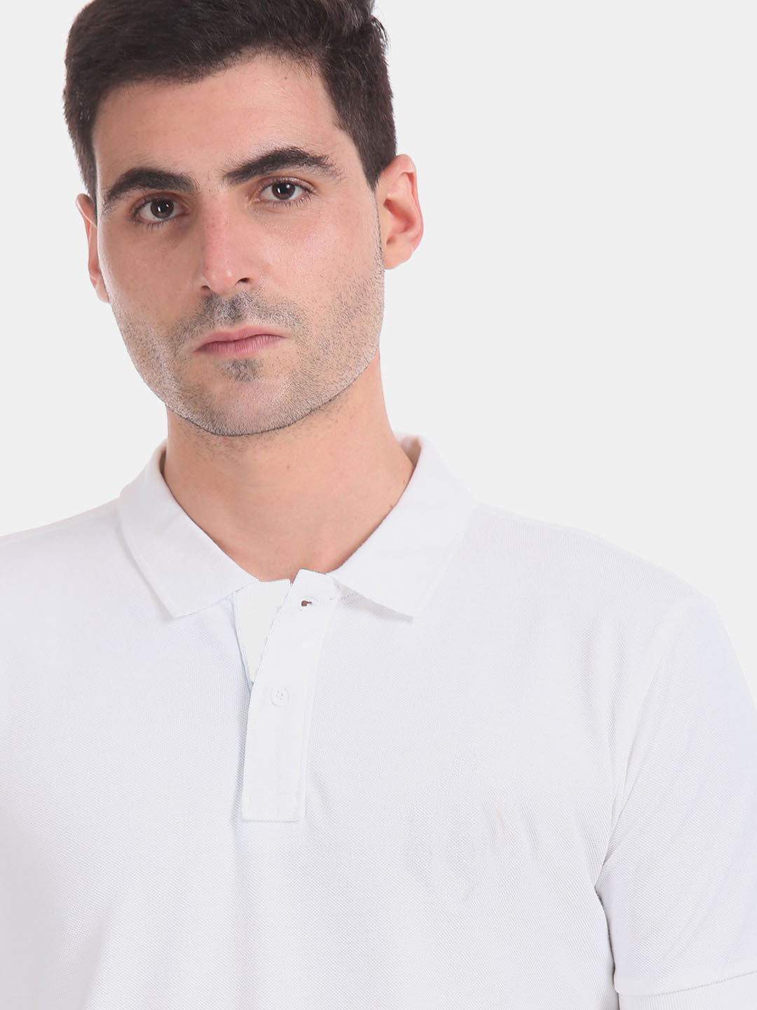 Semantic Cotton Polo Collar T-shirt - Semantic
