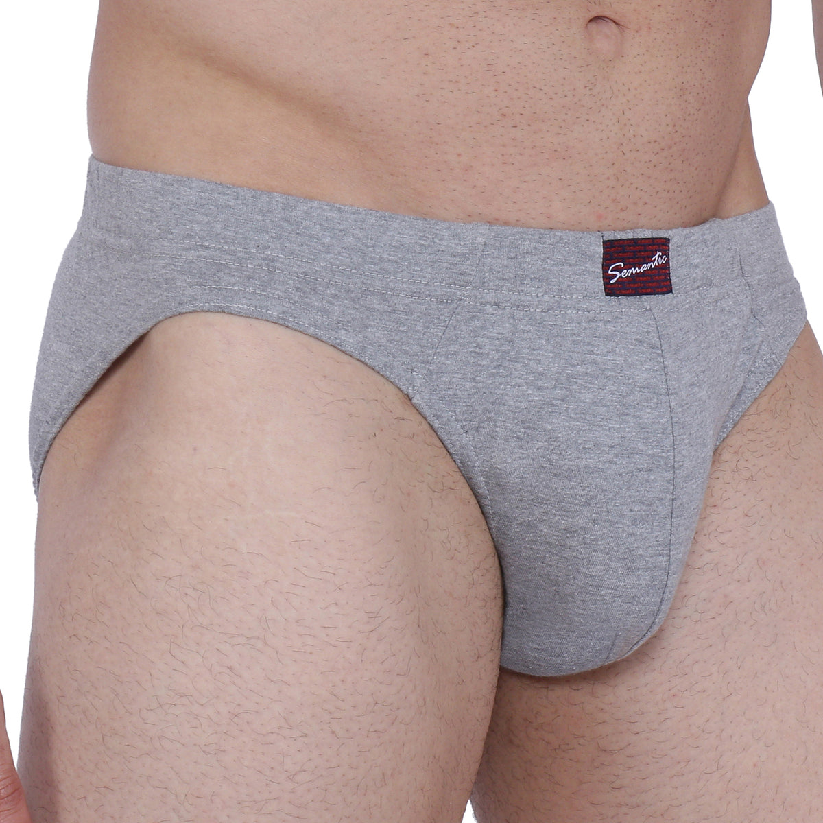Semantic Cotton Briefs - Inner Waistband - Solid