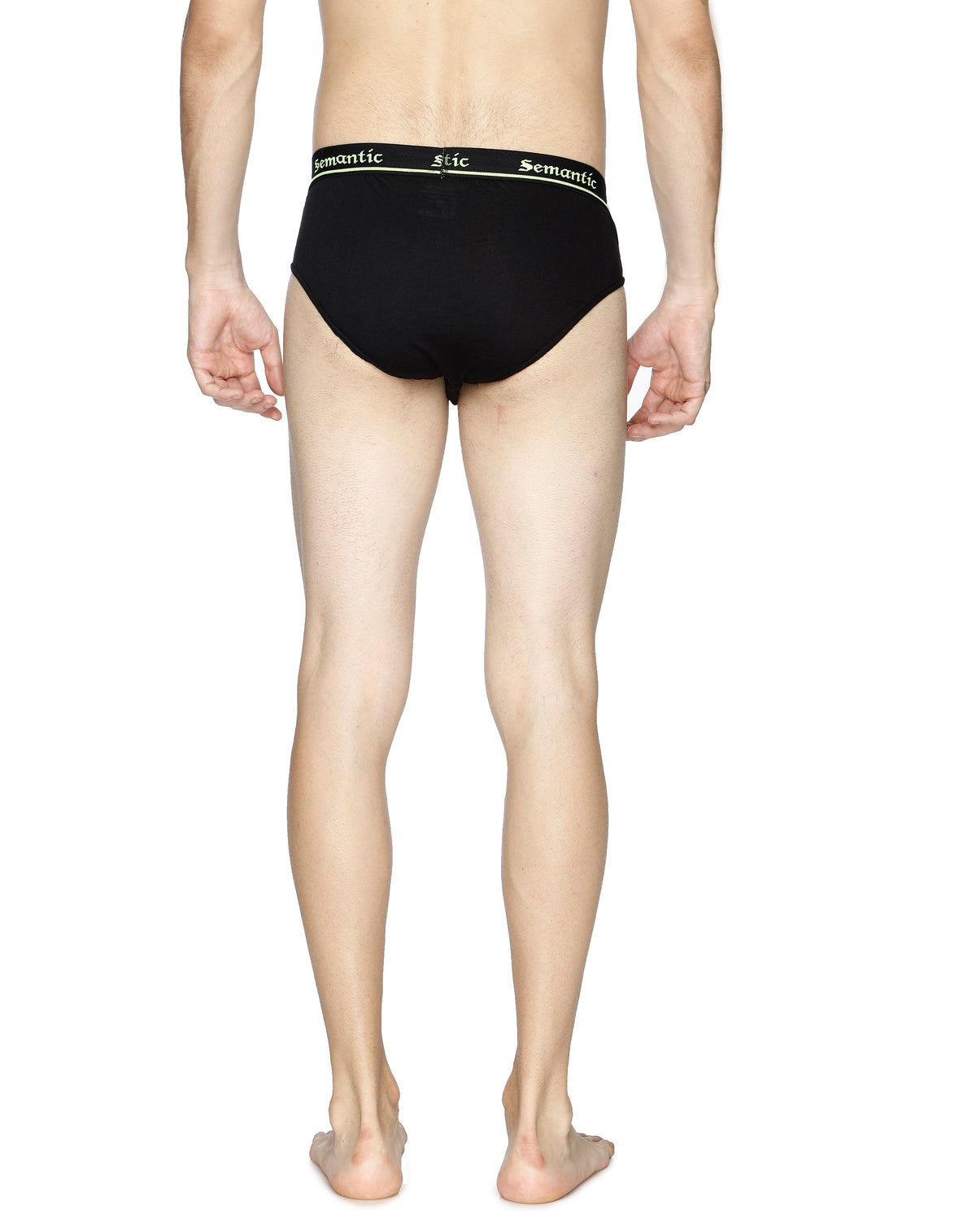 Semantic Cotton Briefs - Designer Waistband - Solid