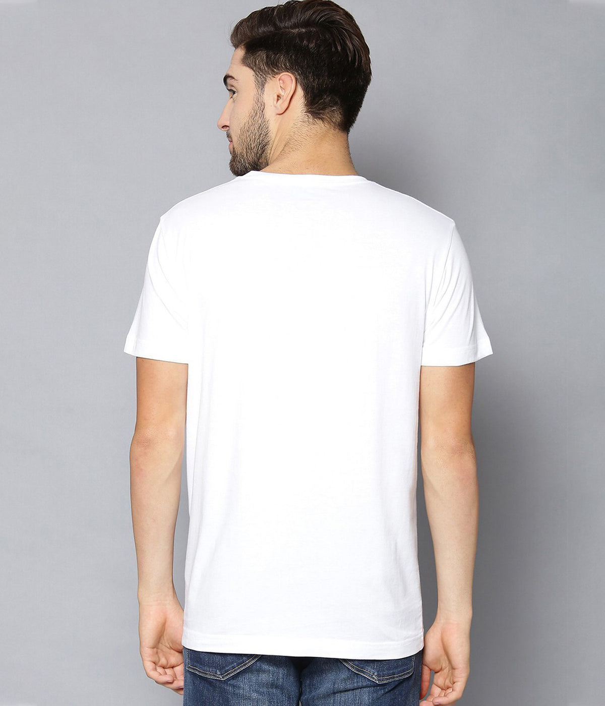 Semantic Graphic Cotton T-shirt - Need More Space