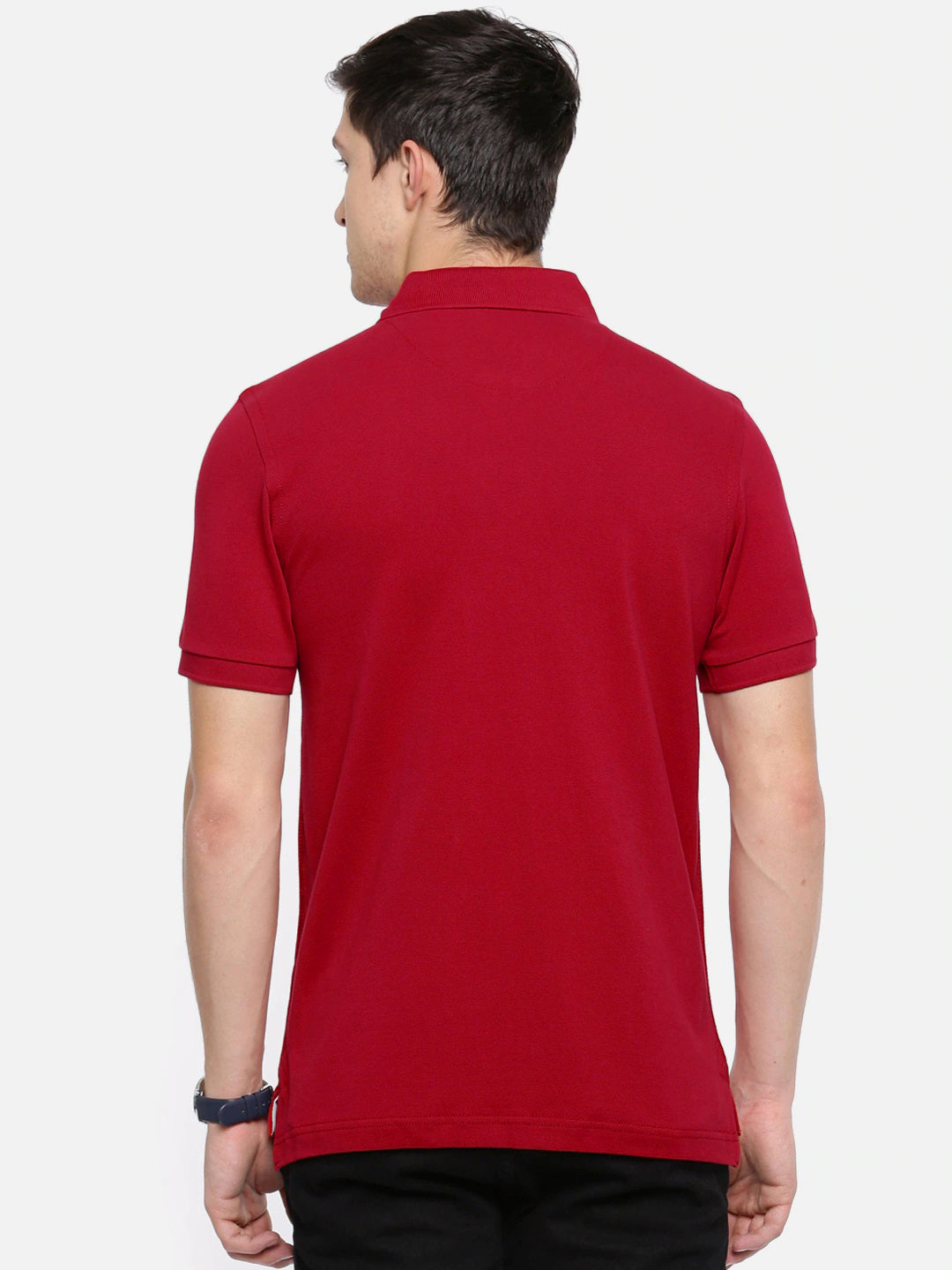 Semantic Cotton Polo Collar T-shirt (Pack of 2)