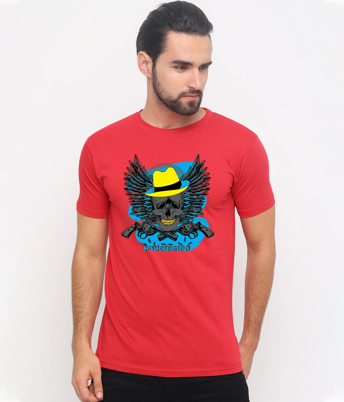 Semantic Graphic Cotton T-shirt - Undefeated Skull - Semantic