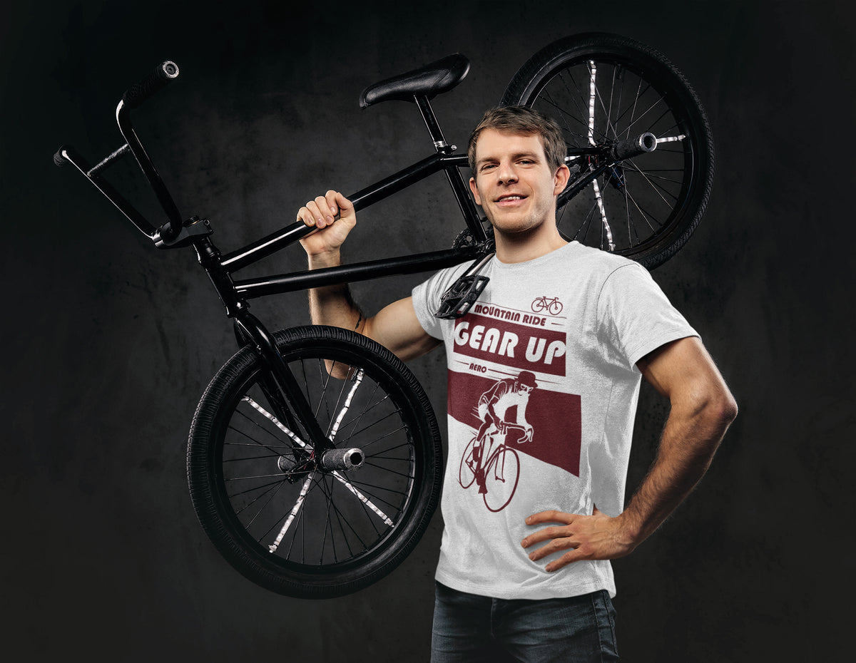 Semantic Half Sleeve Cotton T-shirt - Printed Gear Up